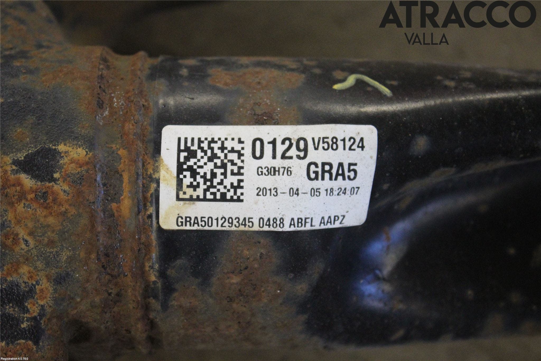 Chevrolet TRAX Bakaxelbalk