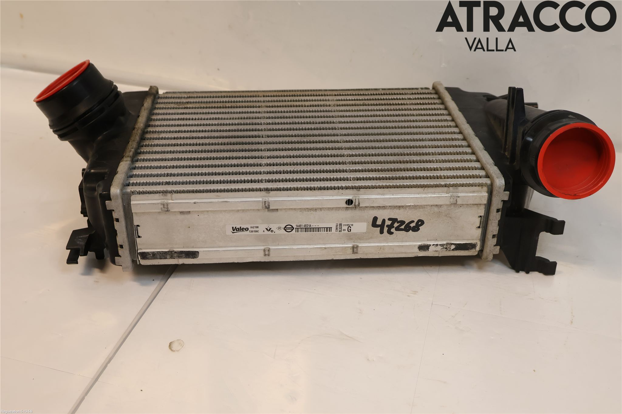 Nissan QASHQAI 17-21 Laddluft-Intercooler Kyl
