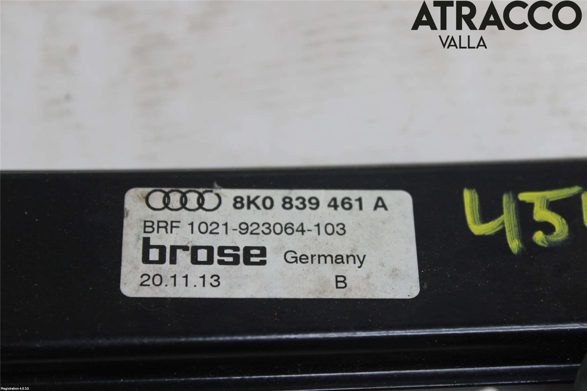 Audi A4 12-15 Fönsterhiss El Kompl