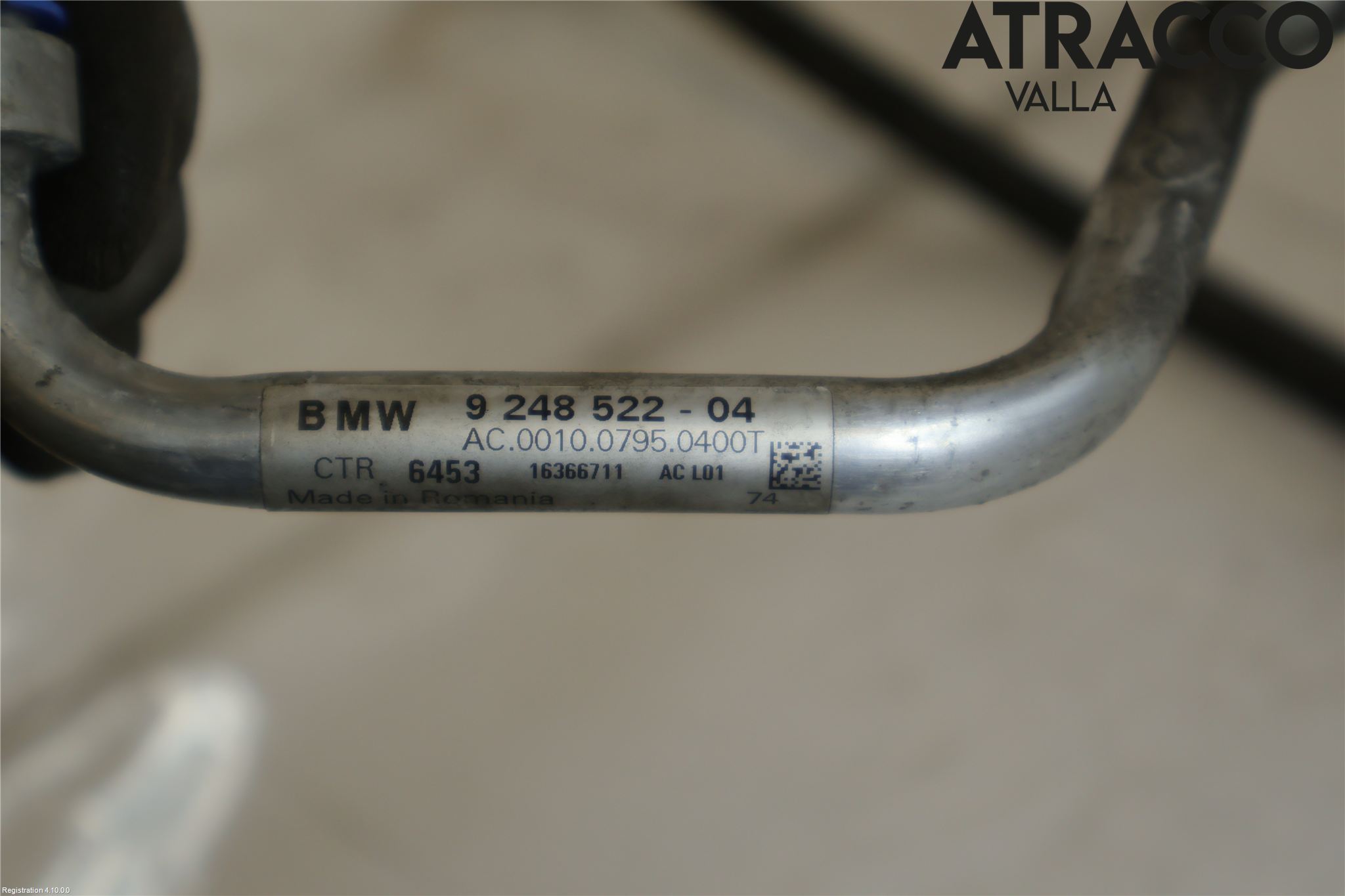 BMW 5 F10/F11/F18 09-17 Ac Slang-Rör