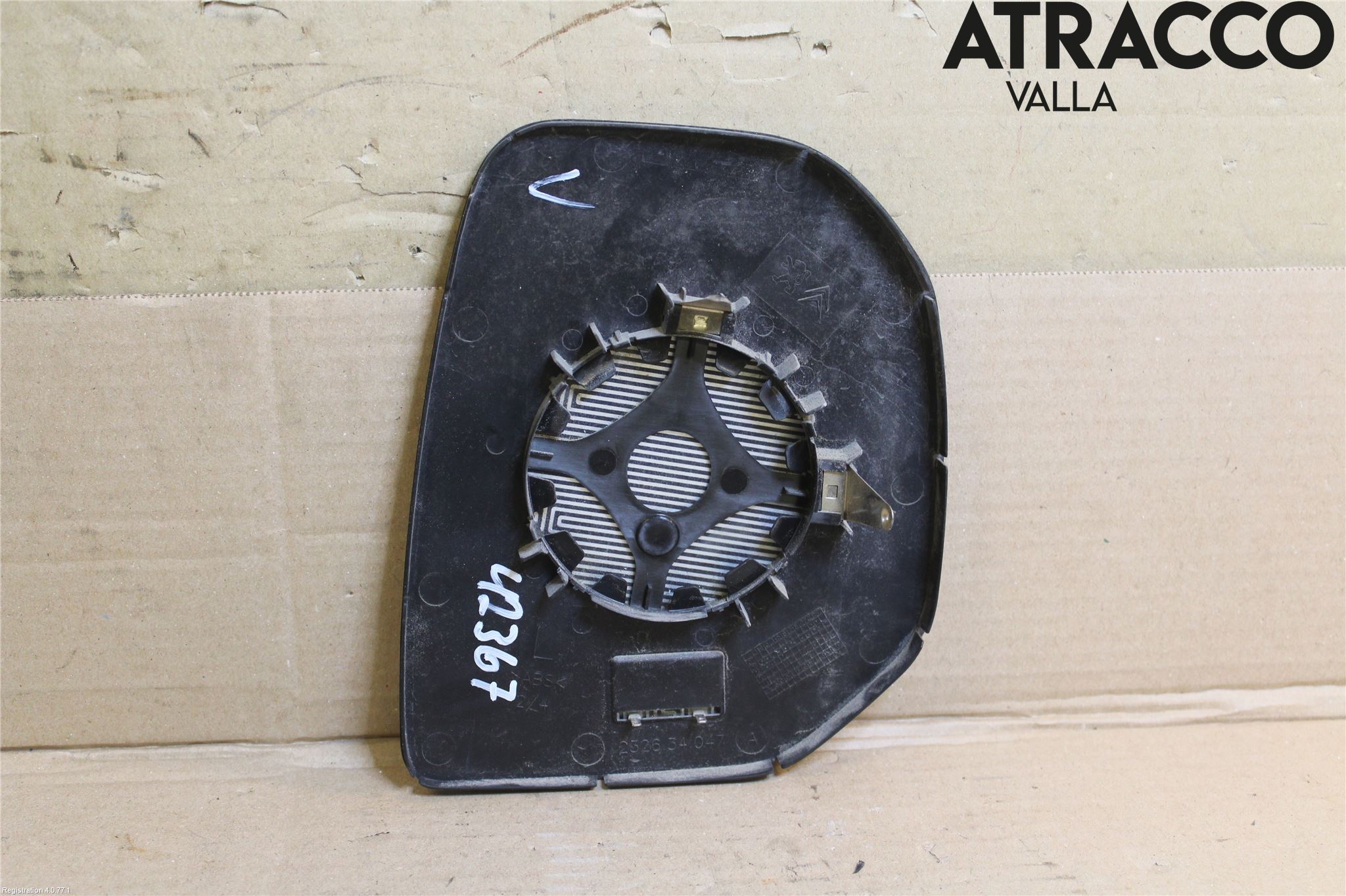 Citroen BERLINGO 08-18 Spegelglas Vä