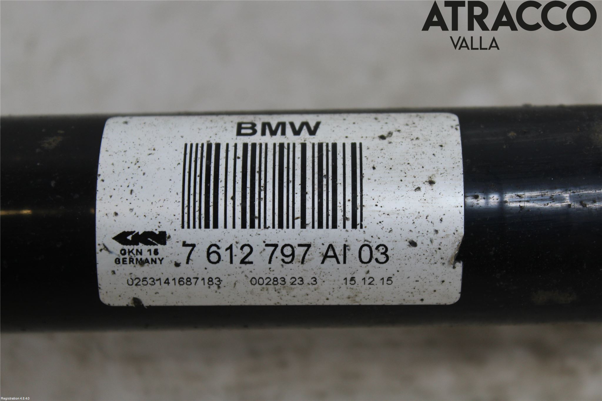 BMW X4 F26 14-18 Drivaxel Bak Vänster