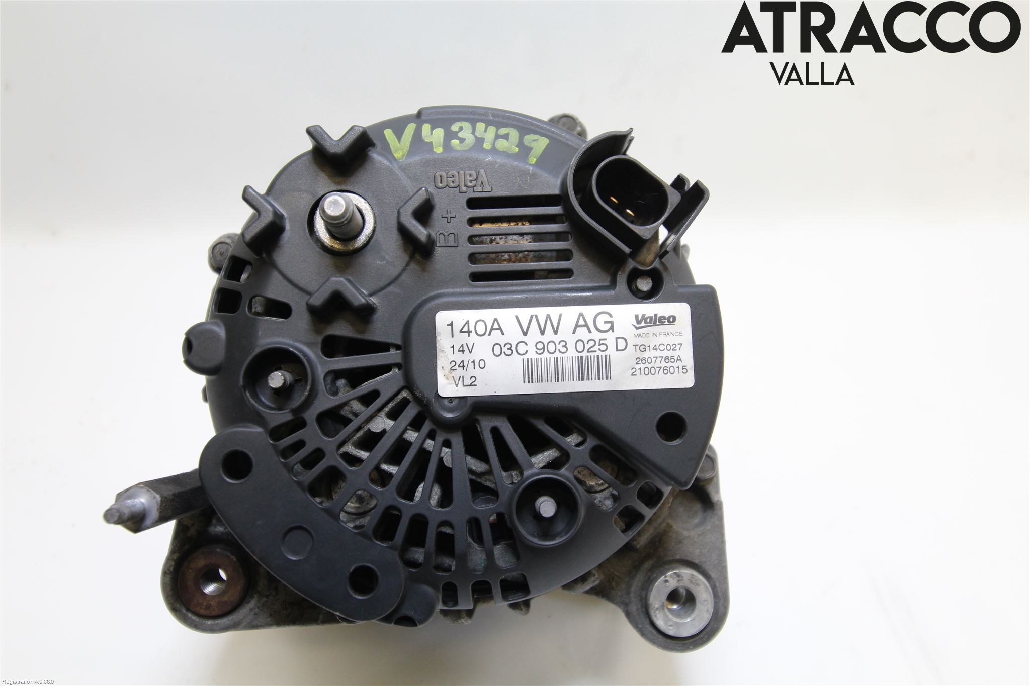 Volkswagen VW GOLF VI 09-13 Generator