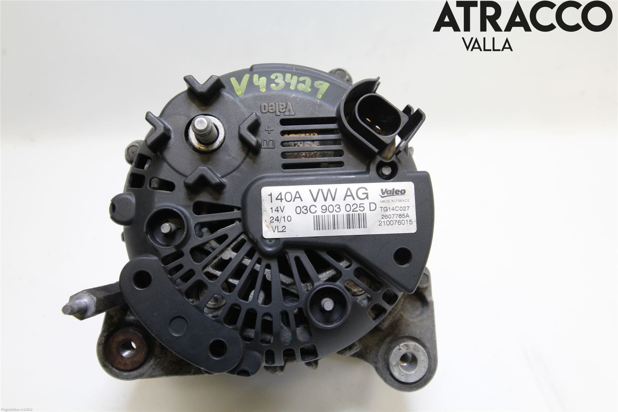 Volkswagen VW GOLF VI 09-13 Generator