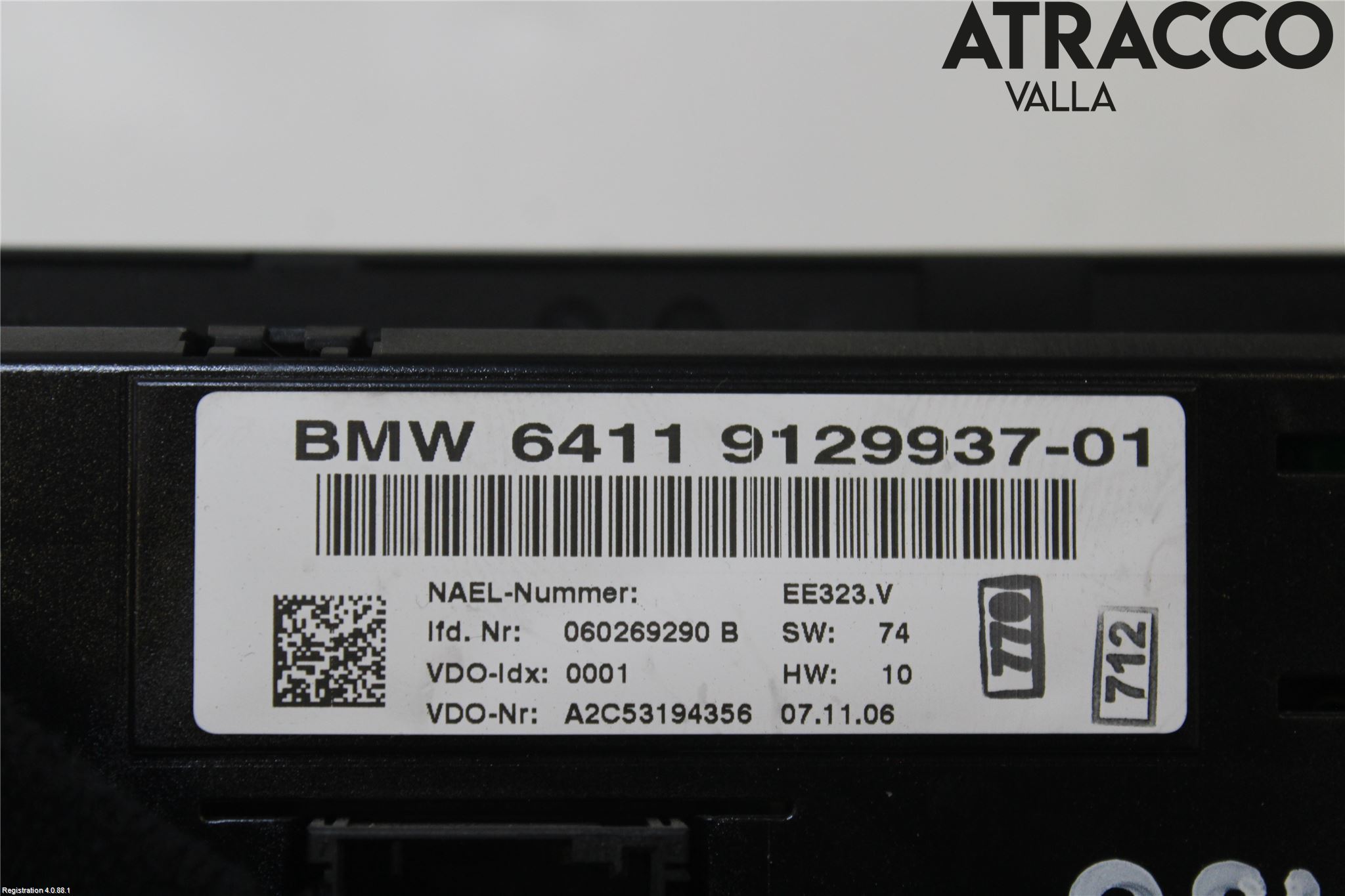 BMW 3 E90/91 SED/TOU 05-12 Värmereglage