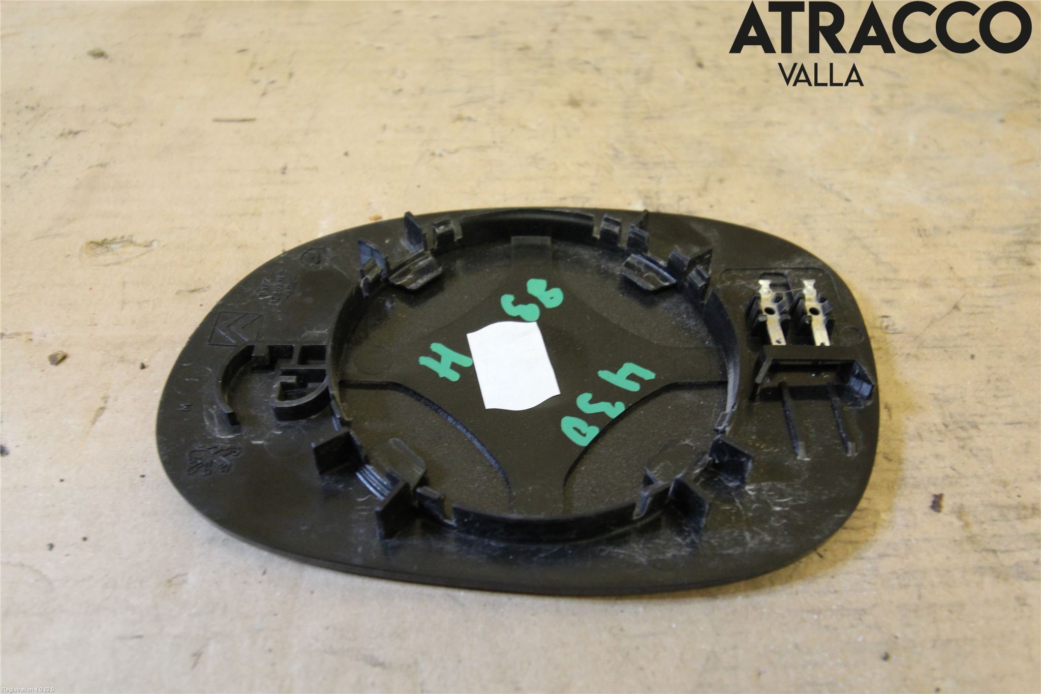 Citroen C3 -04 Spegelglas Hö