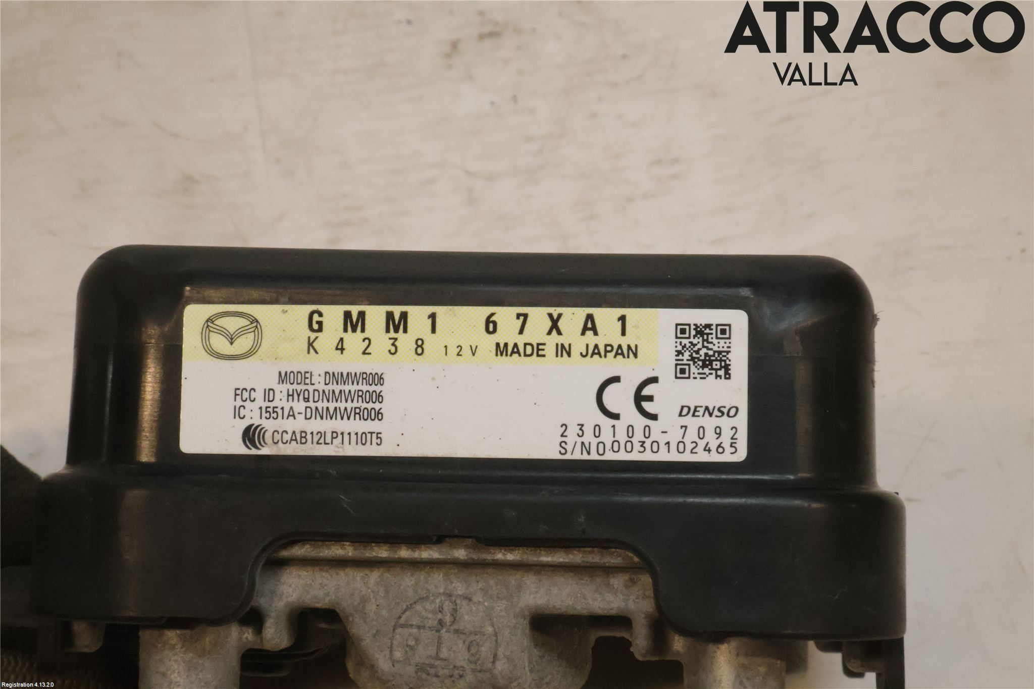 Mazda CX-5 12-17 Sensor Aktivt Kollisionsskydd