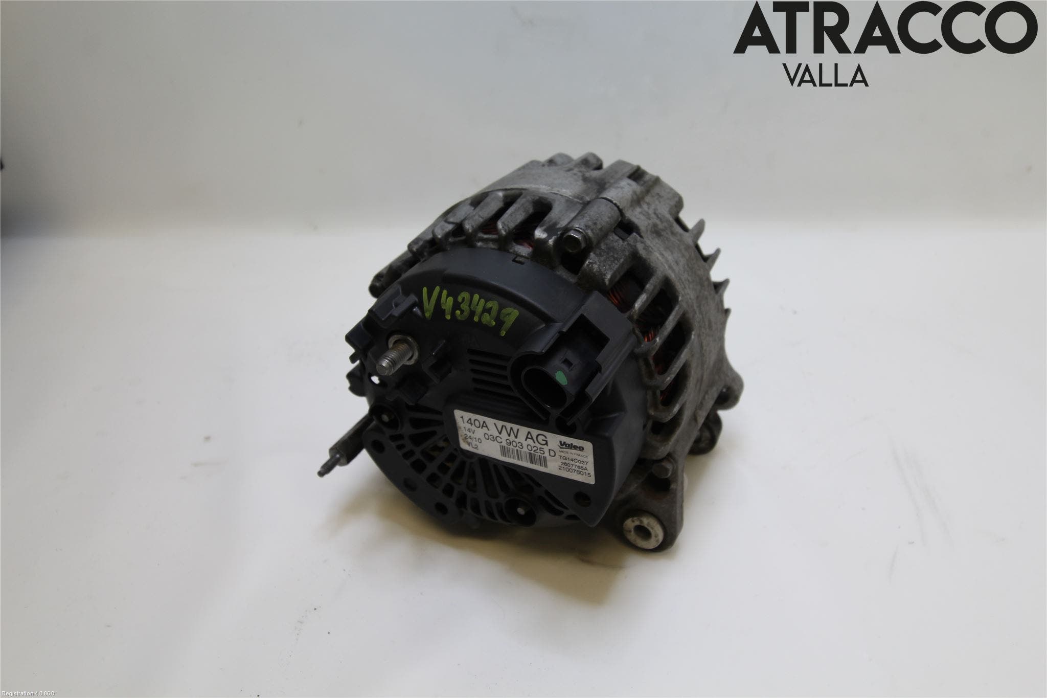 Volkswagen VW GOLF VI 09-13 Generator