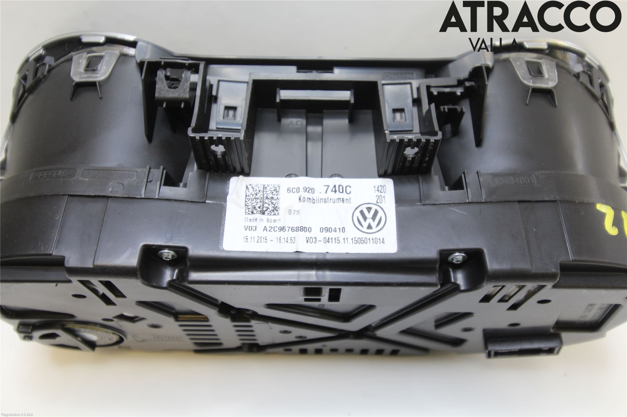 Volkswagen VW POLO 10-17 Instrument Komb