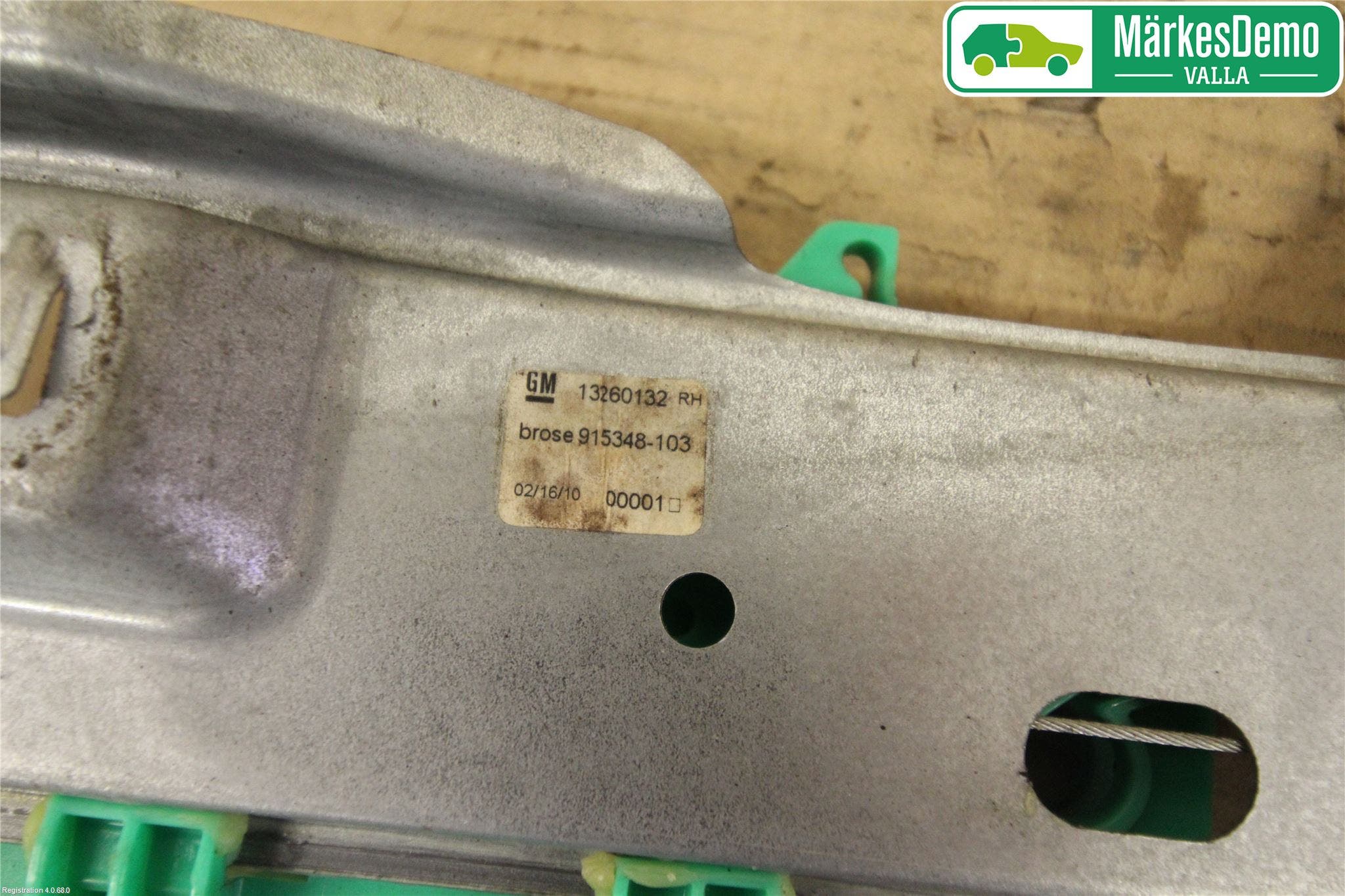 Opel ASTRA J 10-15 Fönsterhissmekanism