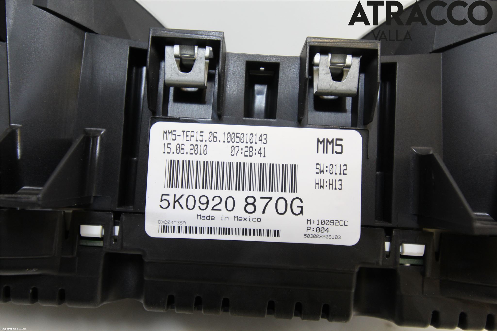 Volkswagen VW GOLF VI 09-13 Instrument Komb
