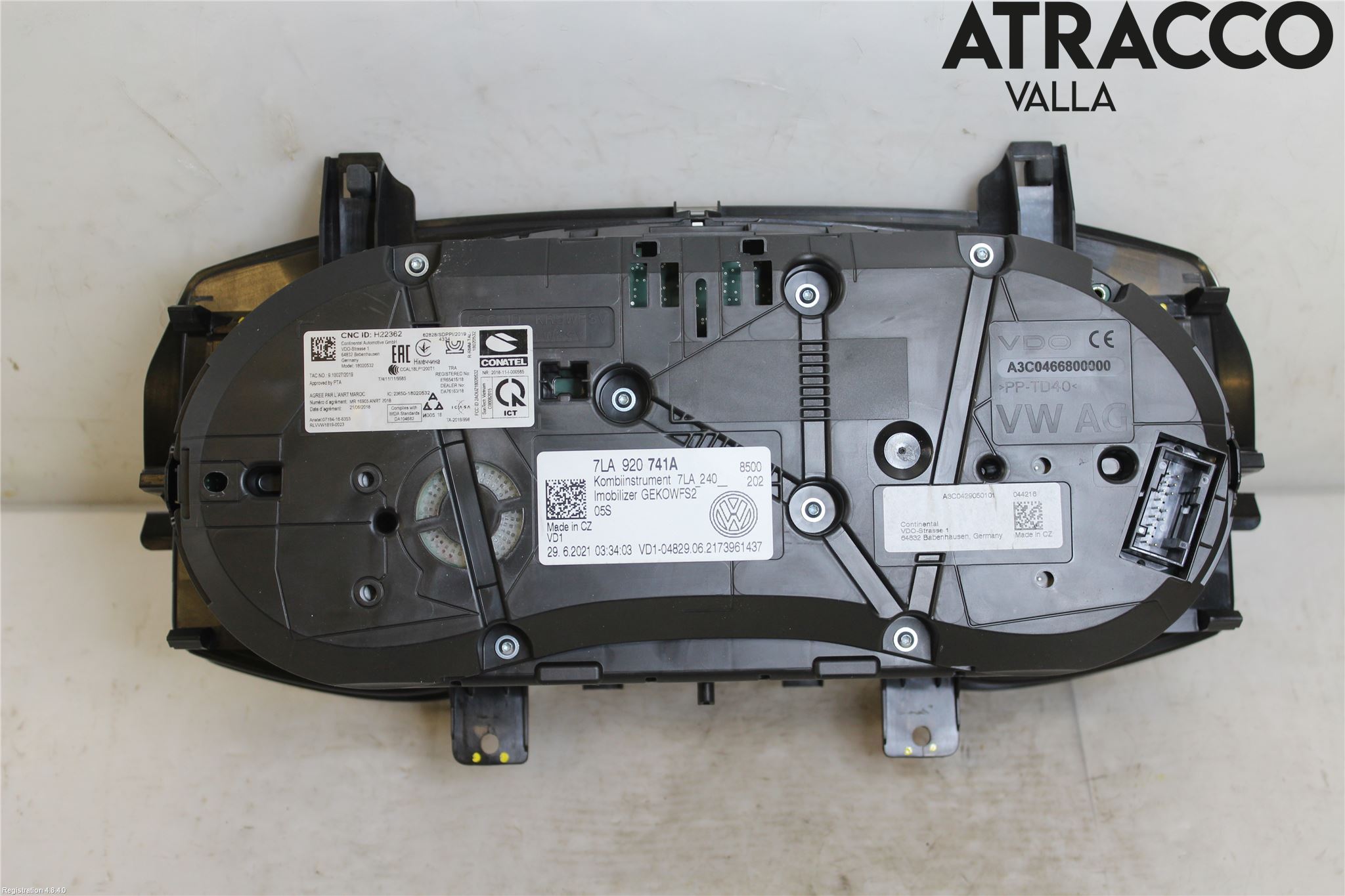 Volkswagen VW TRANSP/CARAVELLE (T6) 16-22 Instrument Komb