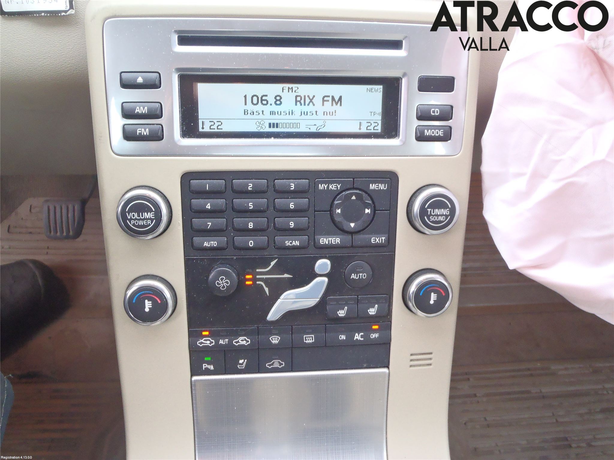 Volvo S80 07-13 Kontrolldisplay