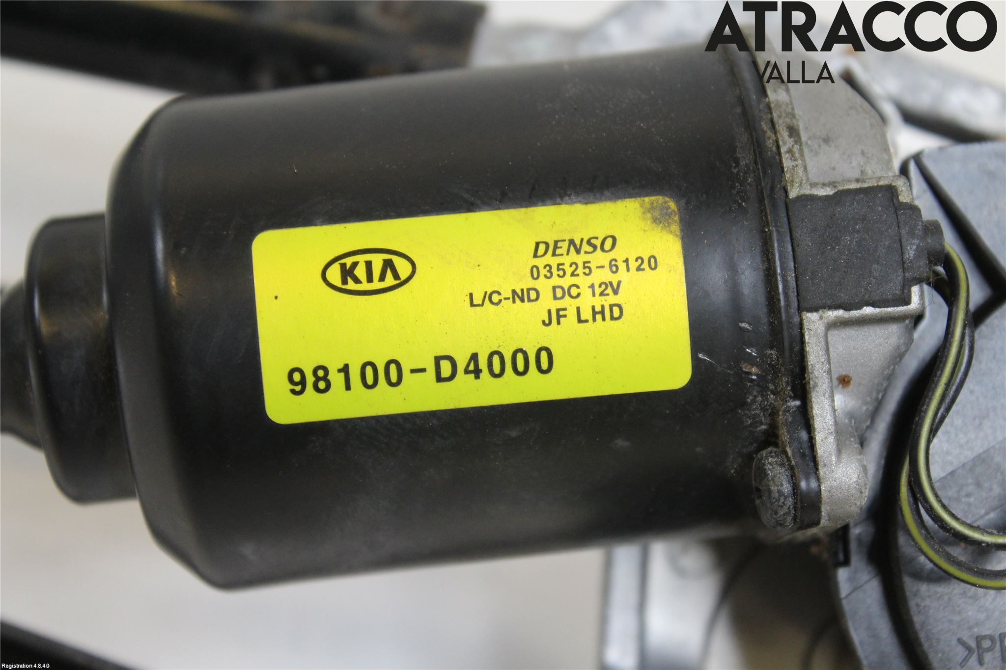 Kia OPTIMA 16-20 Torkarmotor Vindruta