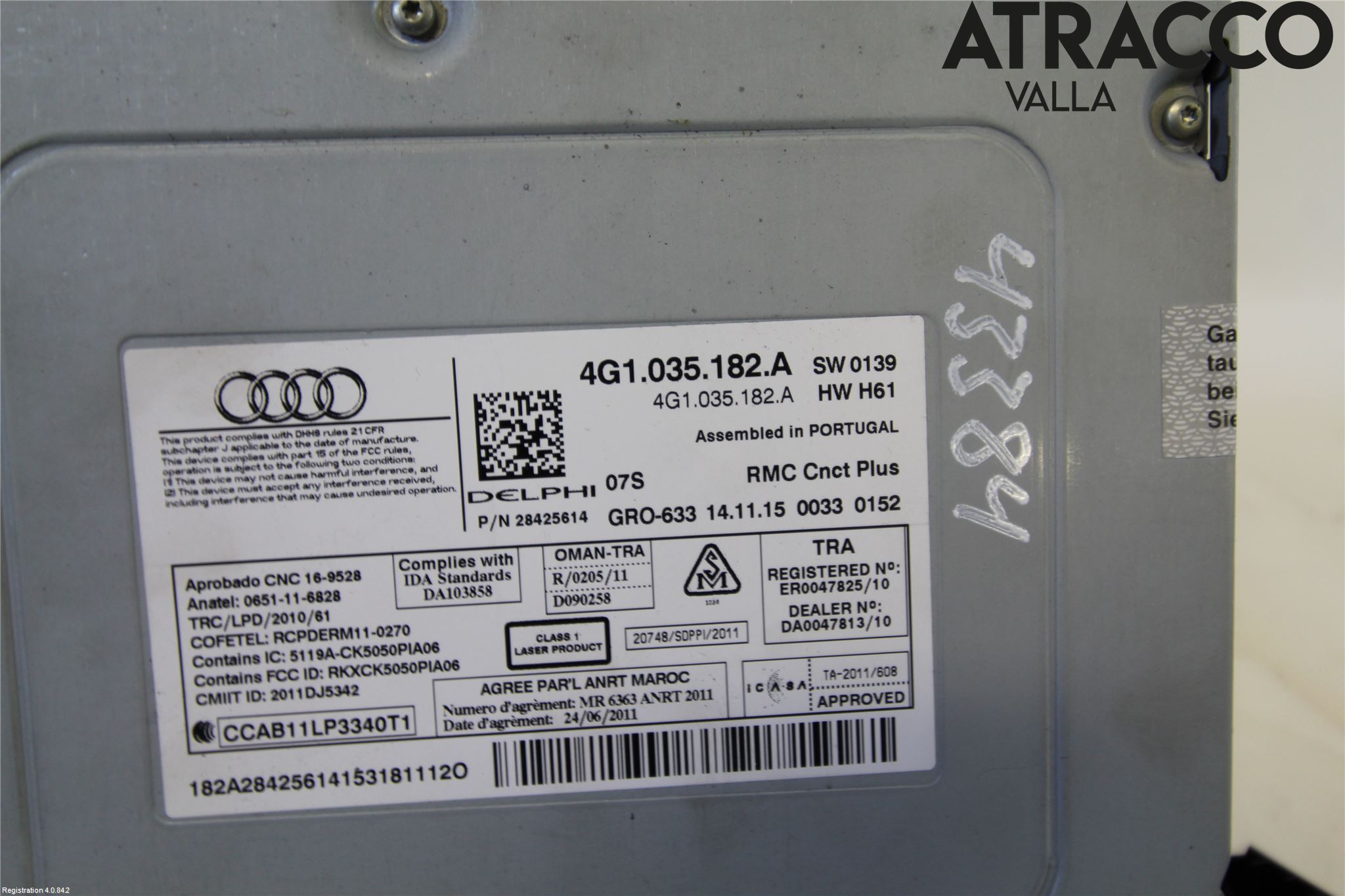 Audi A6 ALLROAD 12-18 Cd Radio - Multimediapanel