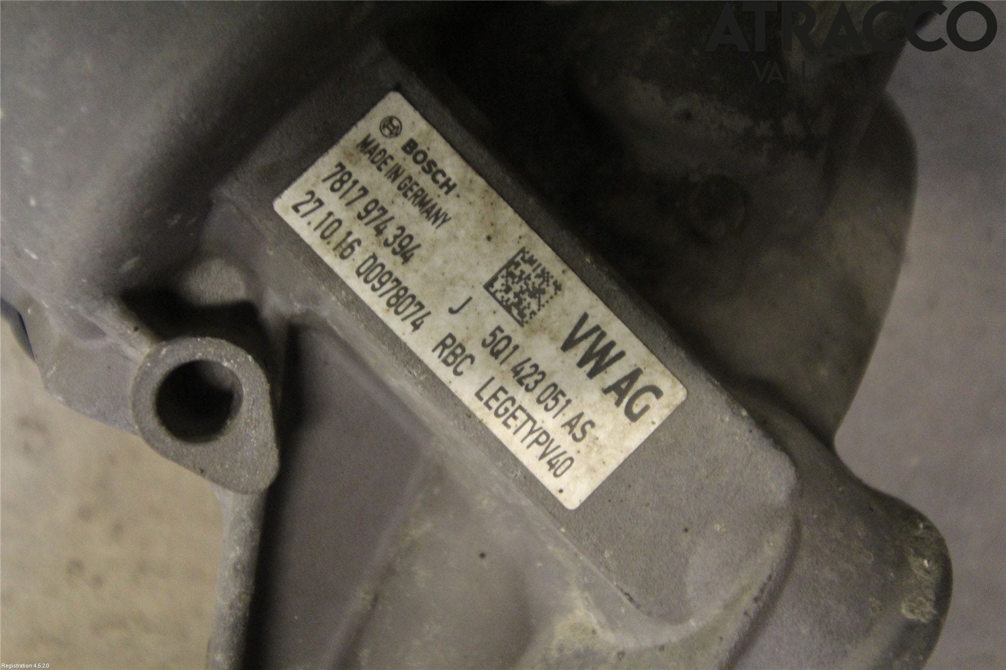 Volkswagen VW GOLF / E-GOLF VII 13-20 Styrväxel-Snäcka Elektrisk