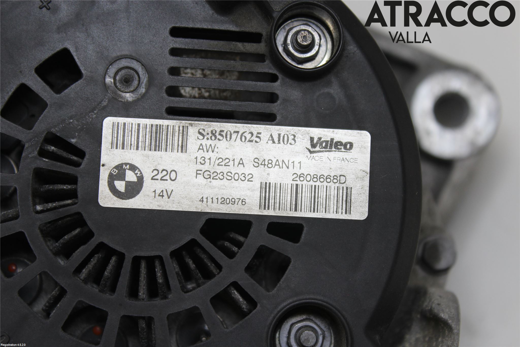 BMW 5 F10/F11/F18 09-17 Generator