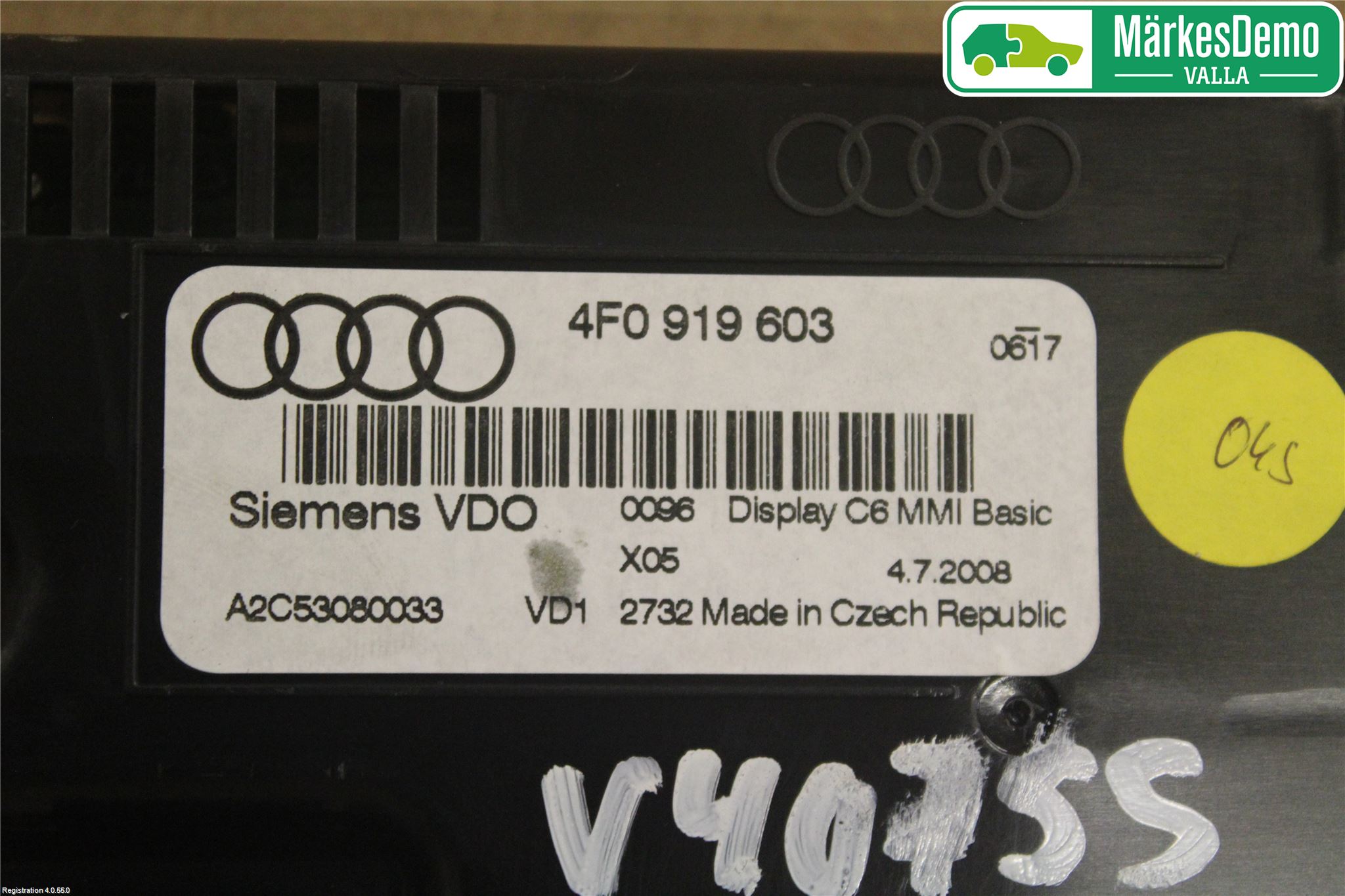 Audi A6/S6     05-11 Multifunktionsdisplay