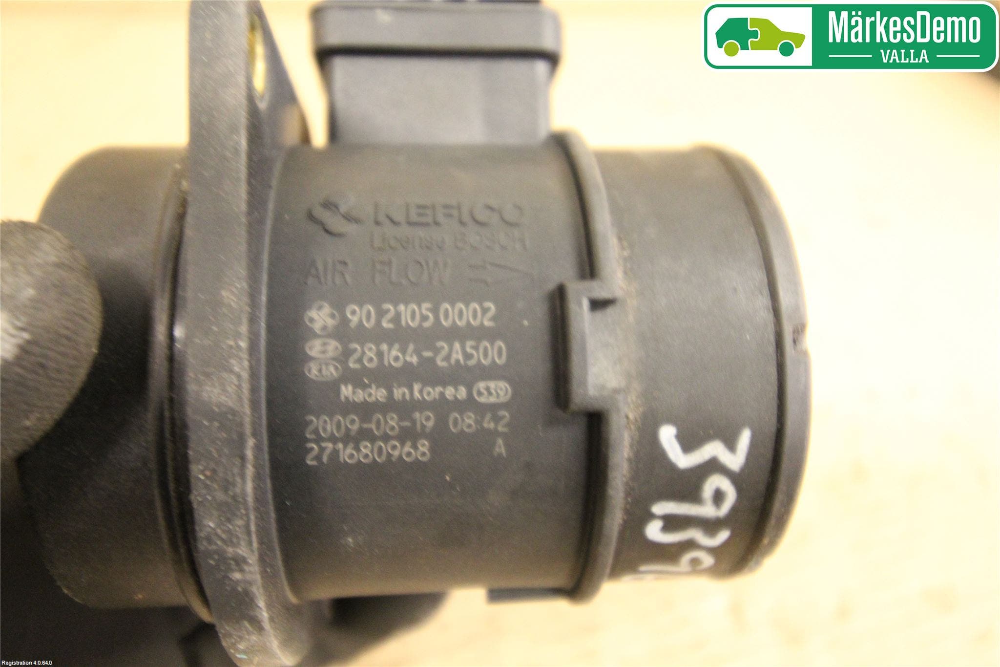 Kia CEED 06-12 Injluftmassamätare