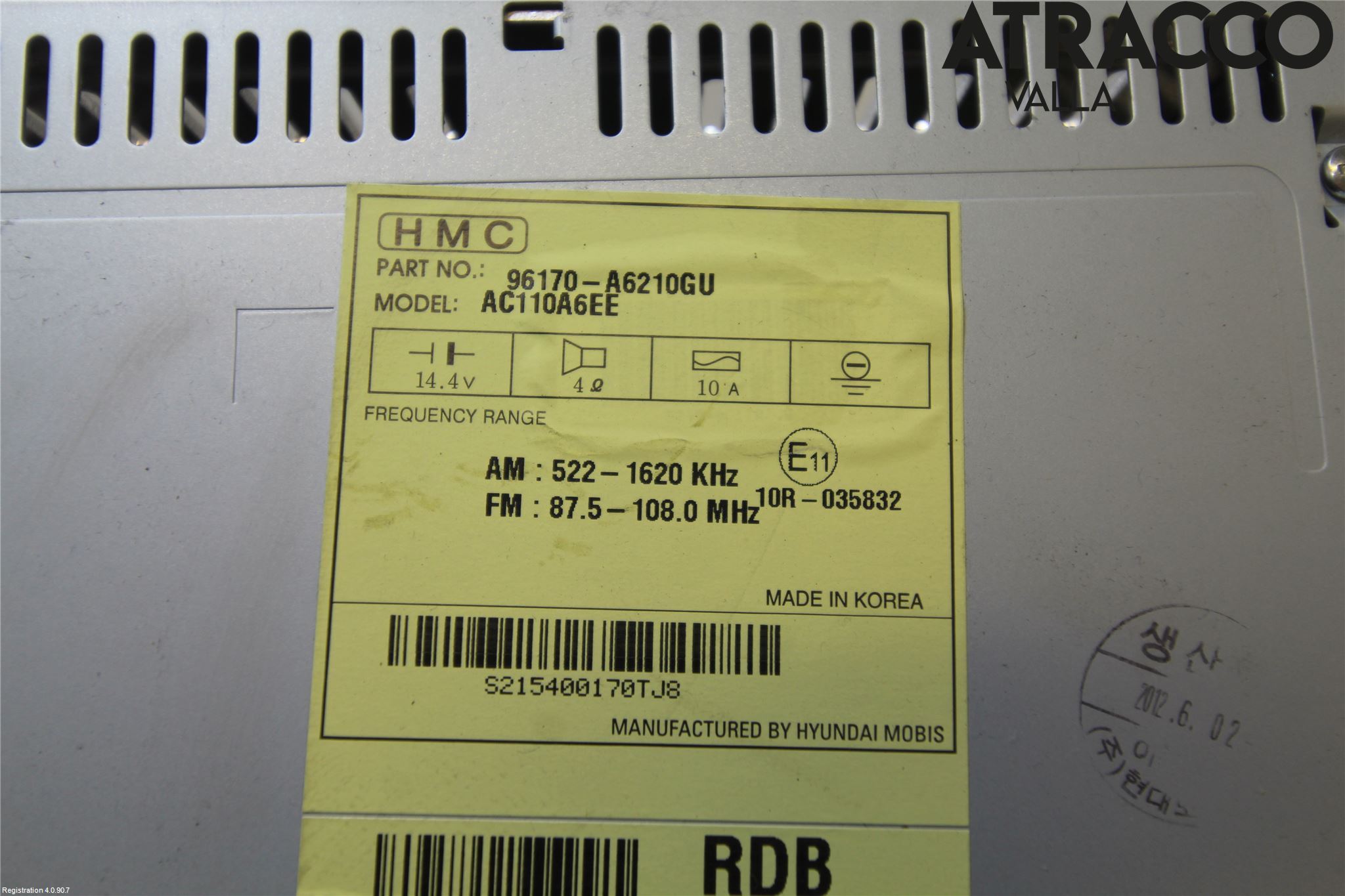 Hyundai i30 GD 13-17 Cd Radio - Multimediapanel