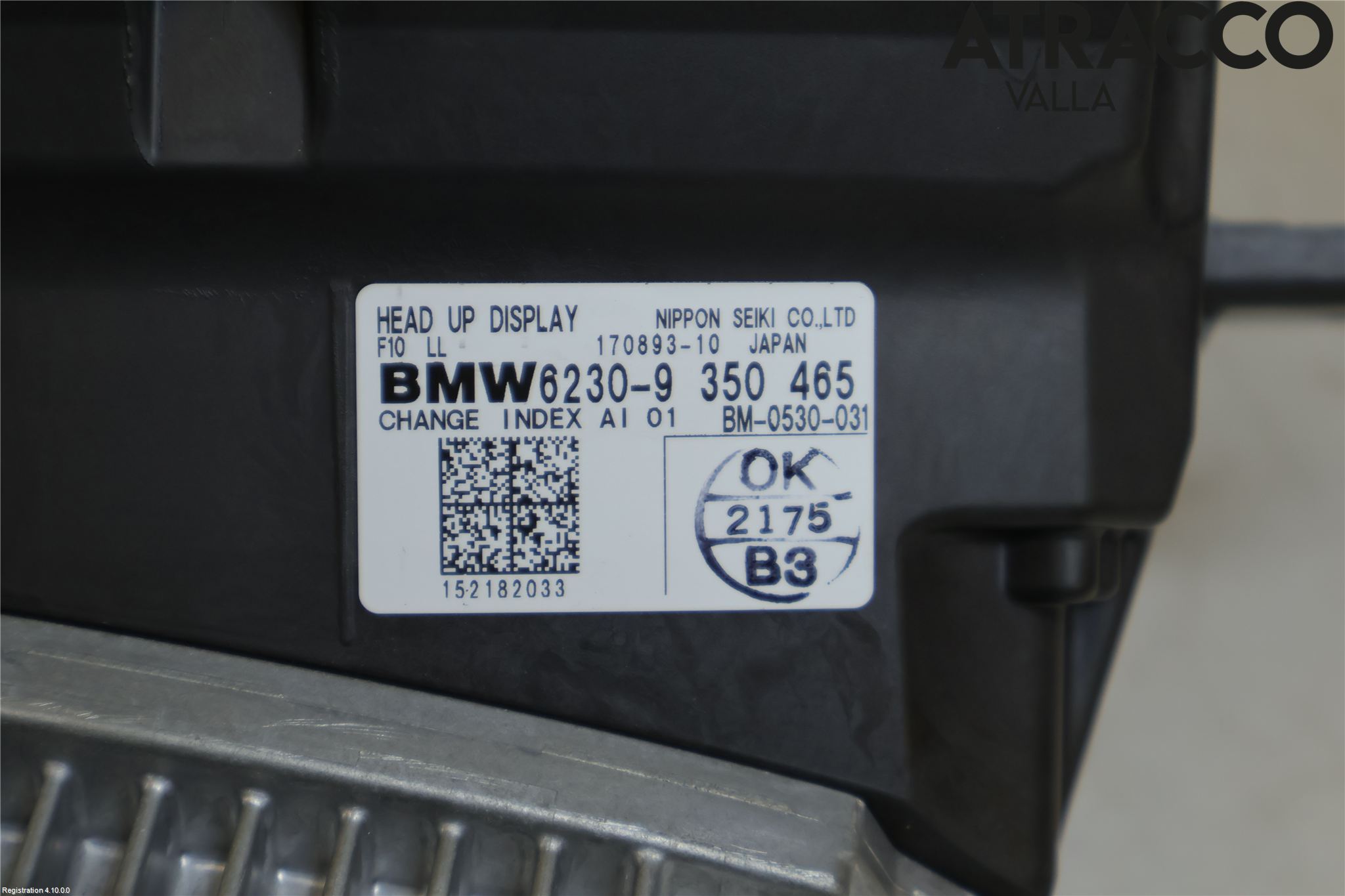 BMW 5 F10/F11/F18 09-17 Instrument Hast