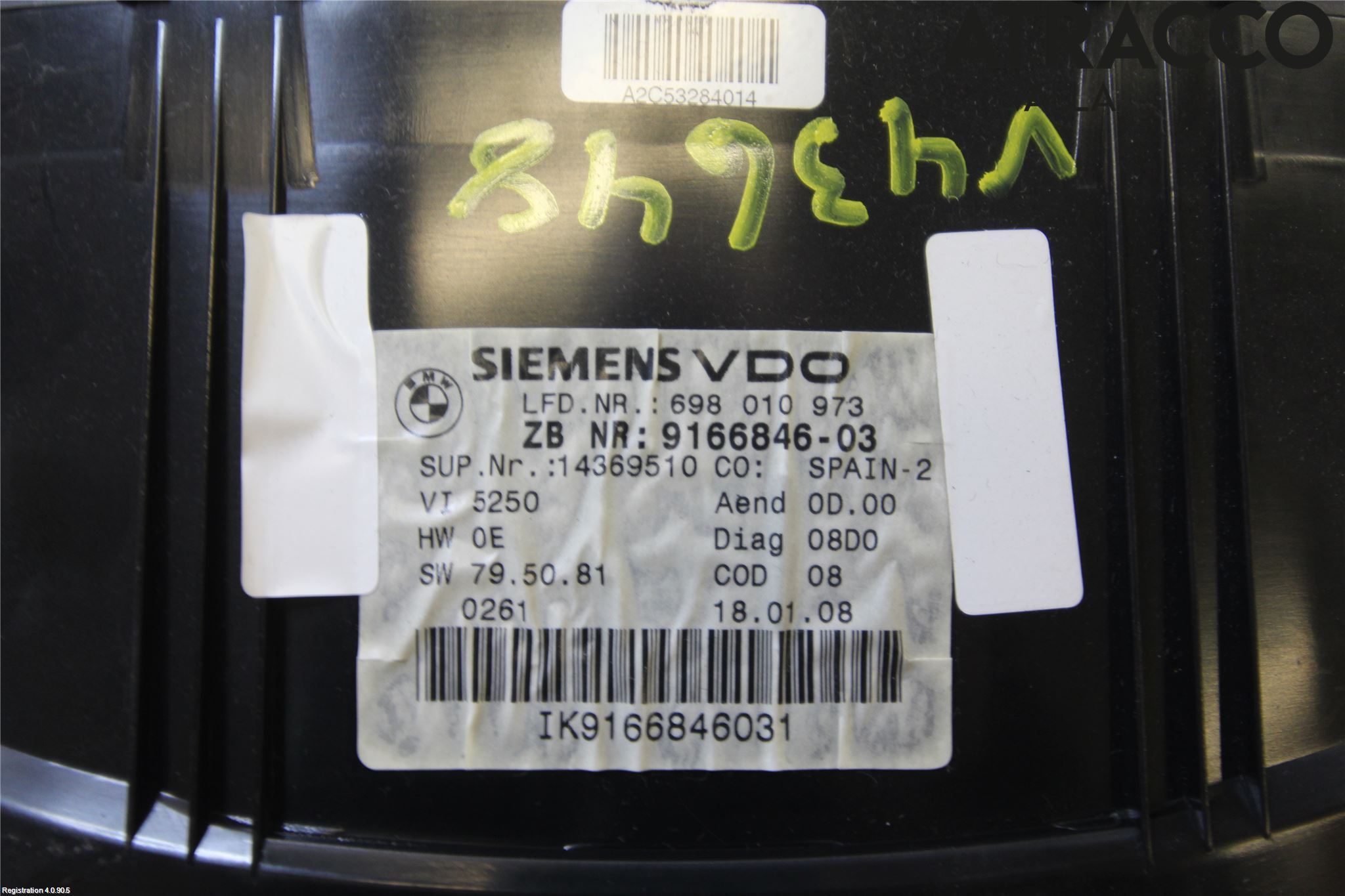 BMW 3 E90/91 SED/TOU 05-12 Instrument Komb