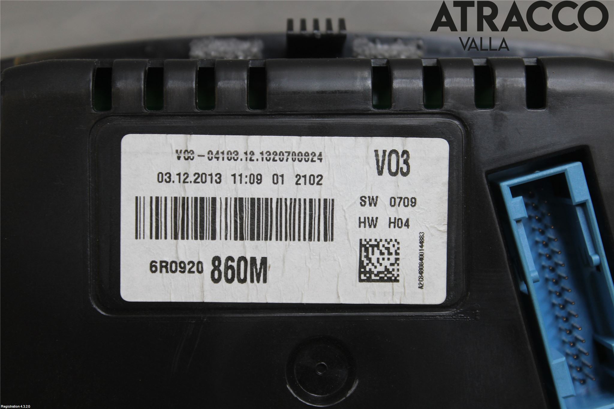 Volkswagen VW POLO 10-17 Instrument Komb