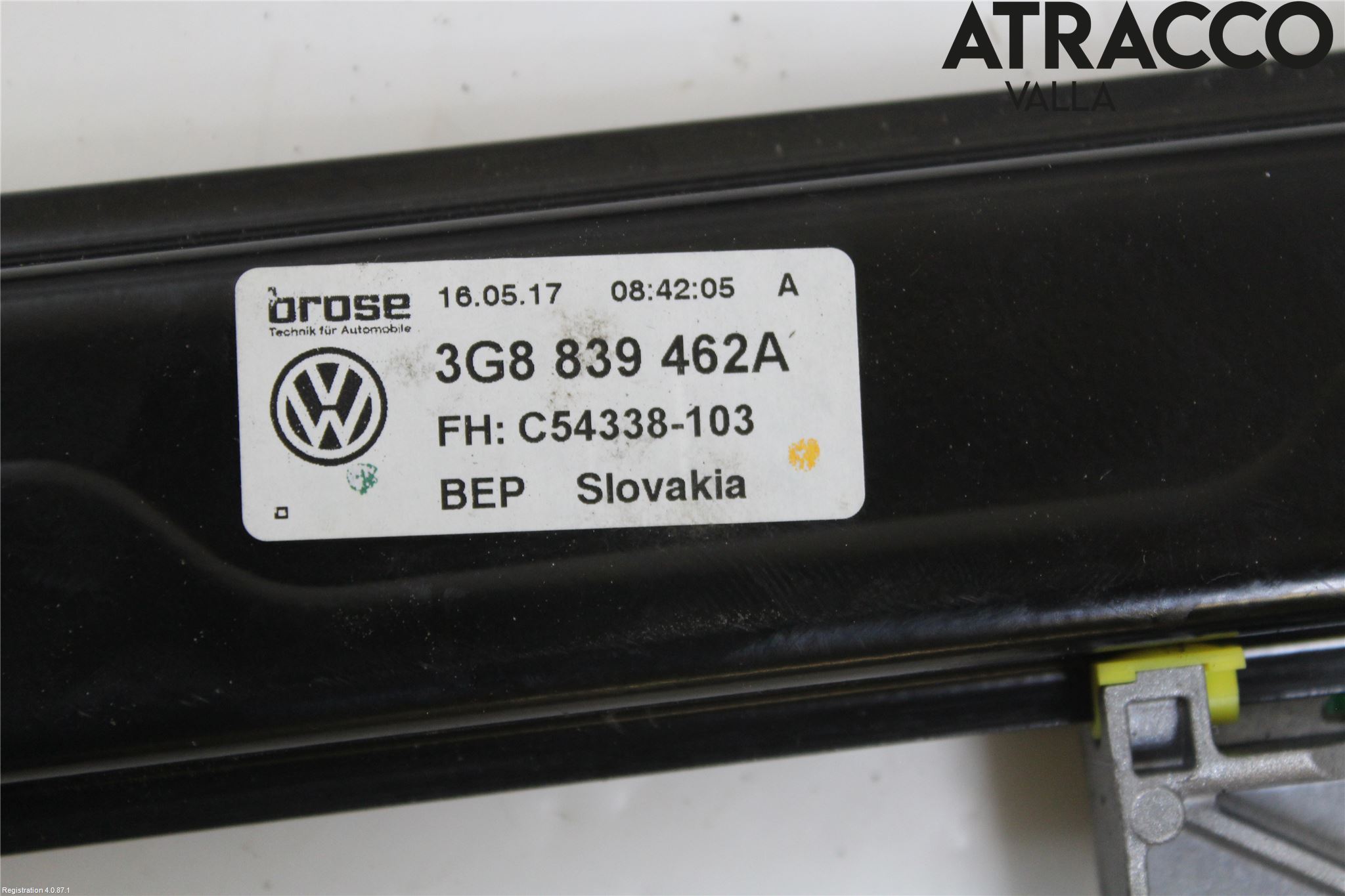 Volkswagen VW ARTEON 17- Fönsterhissmekanism