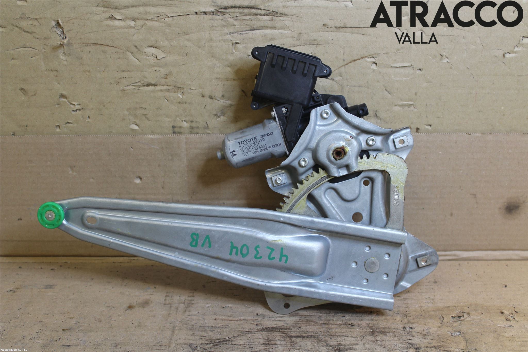 Toyota AURIS 10-12 Fönsterhiss El Kompl