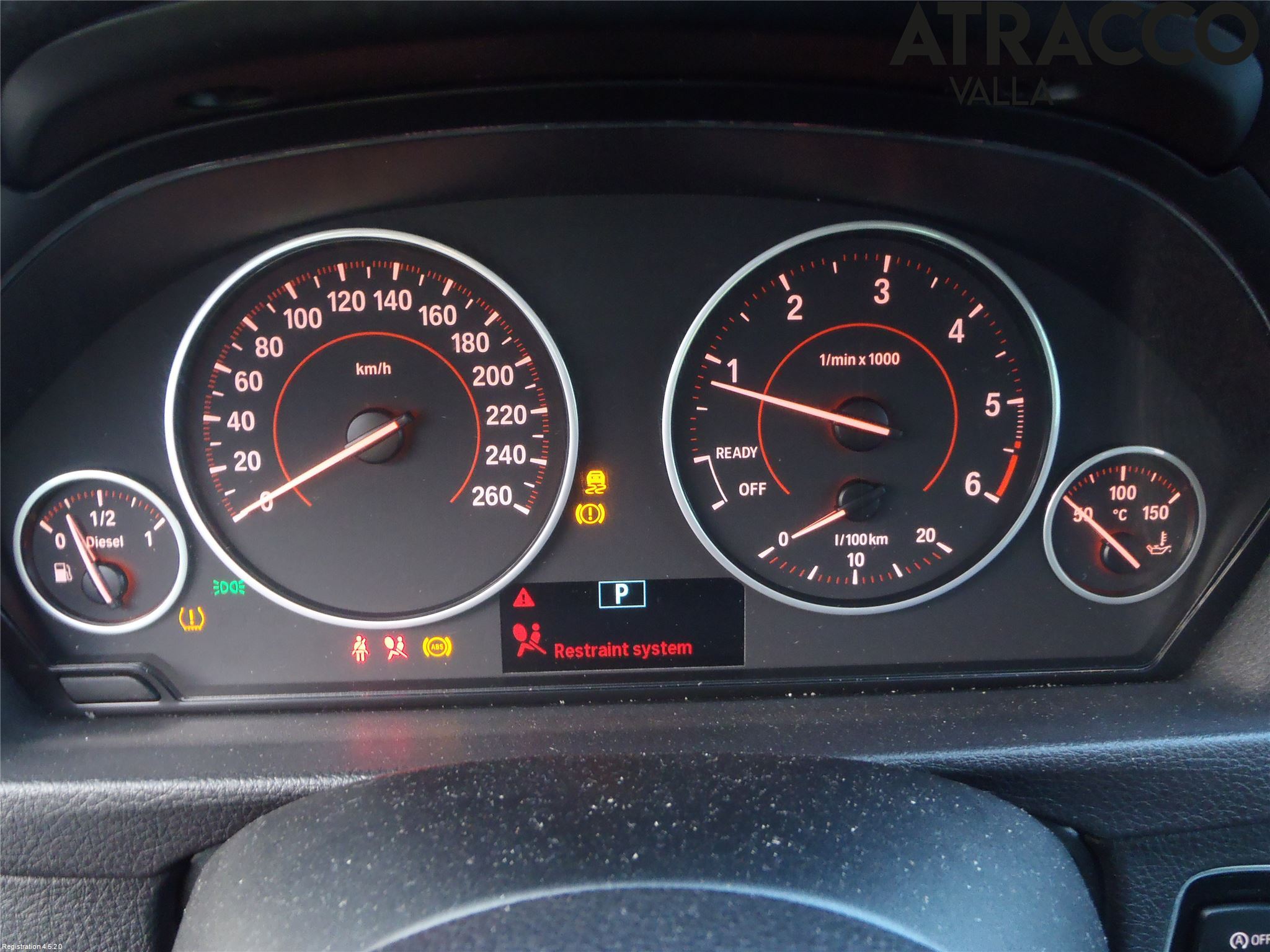 BMW 3 F30/F31/F80 12-19 Instrument Komb