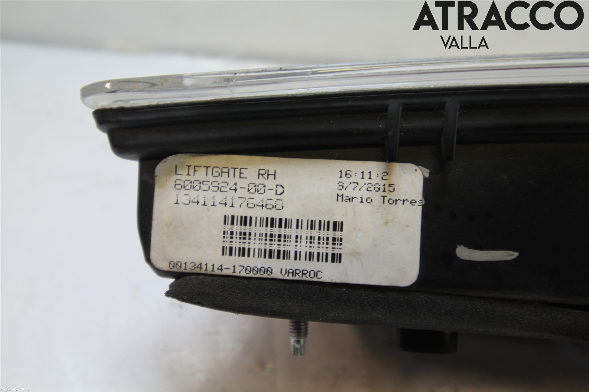 Tesla MODEL S 13- Bakljus Lucka Hö