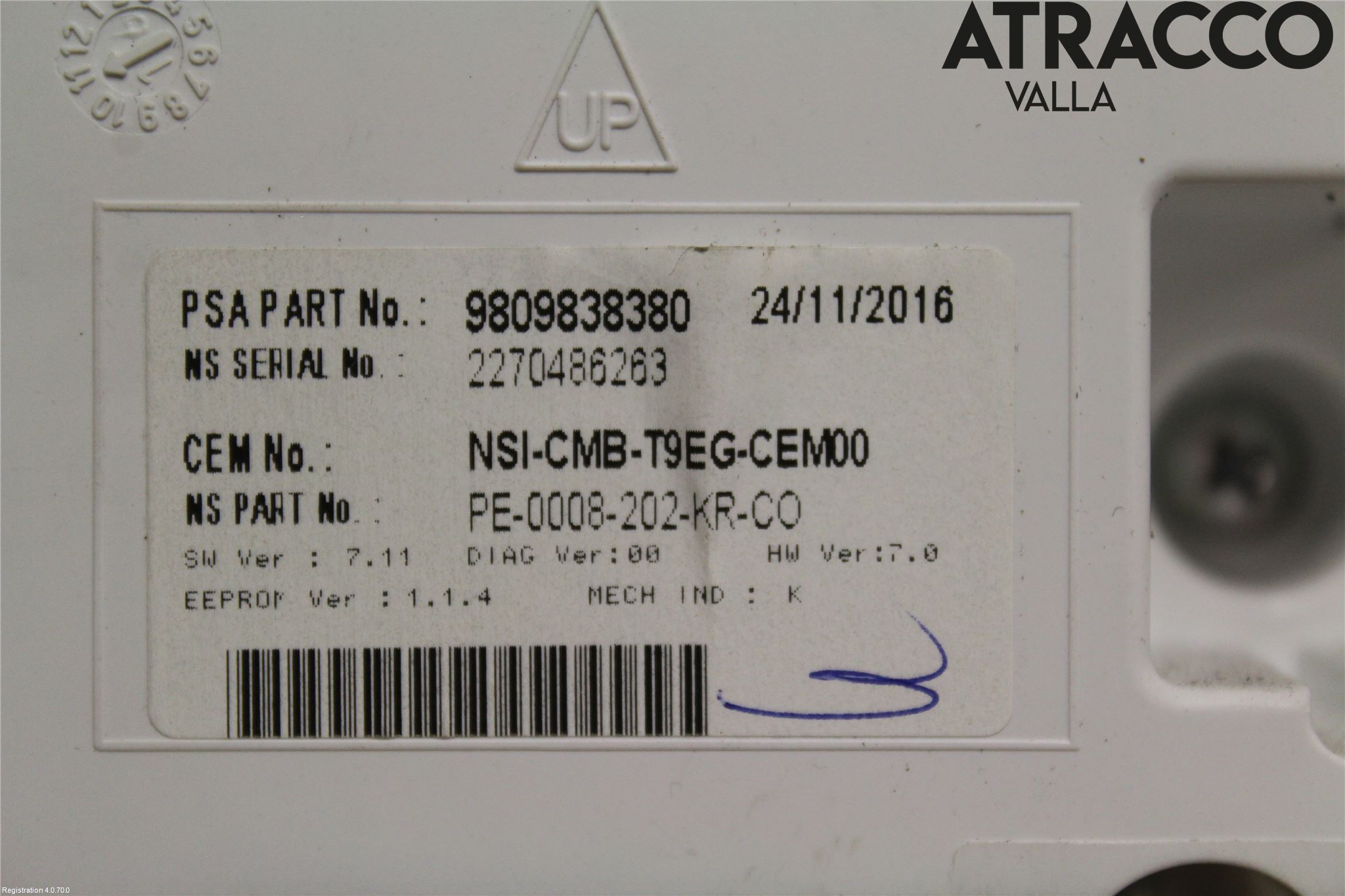 Peugeot 308 14-21 Instrument Komb