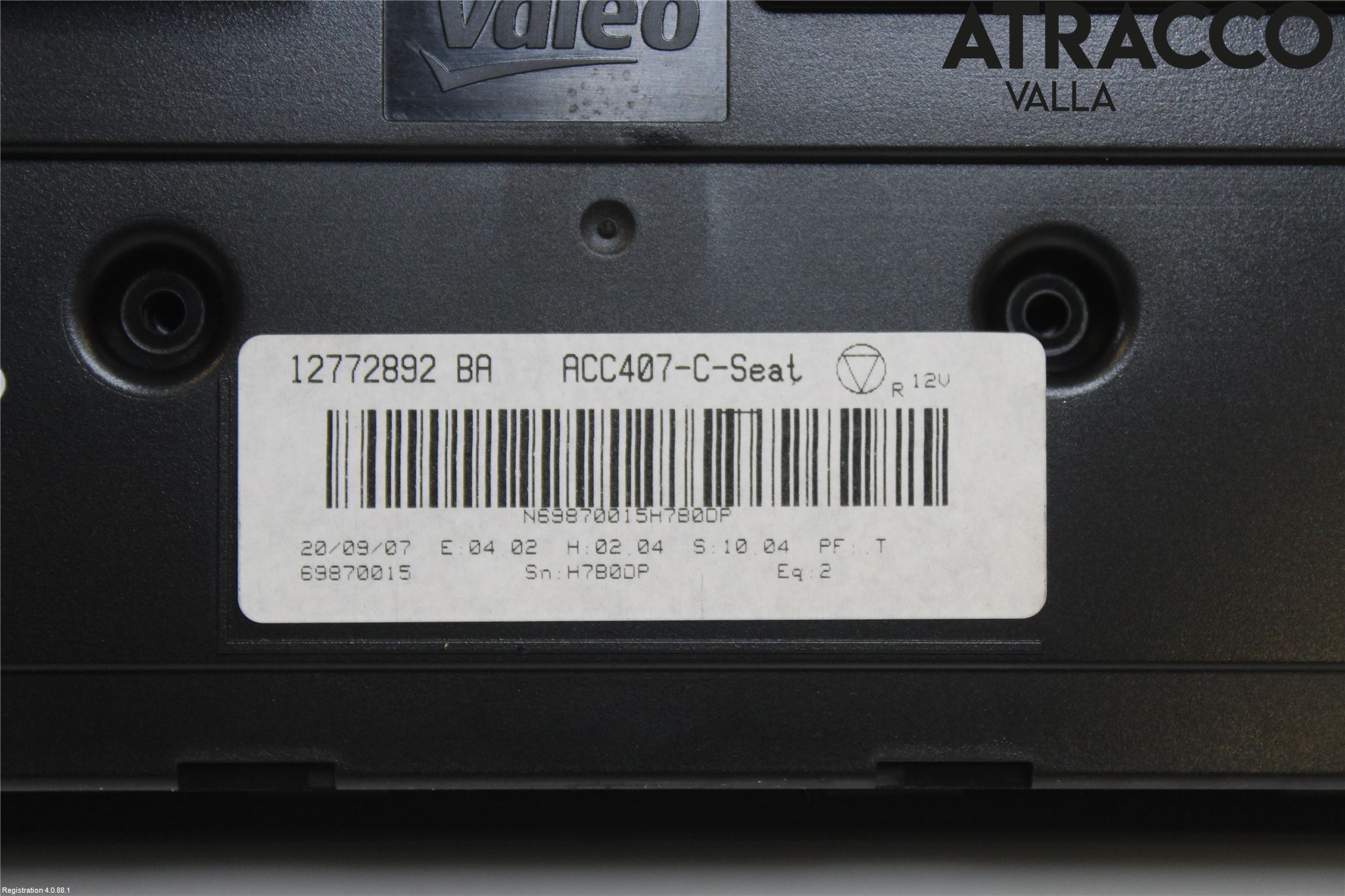 Saab 9-3 VER2/VER3 08-15 Ac Styrenhet Ac Manöveren