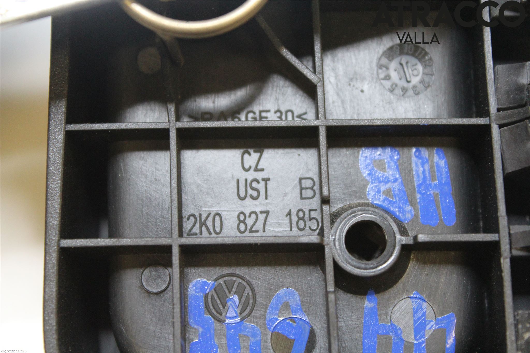 Volkswagen VW CADDY 16-20 Bakluckehandtag Inre