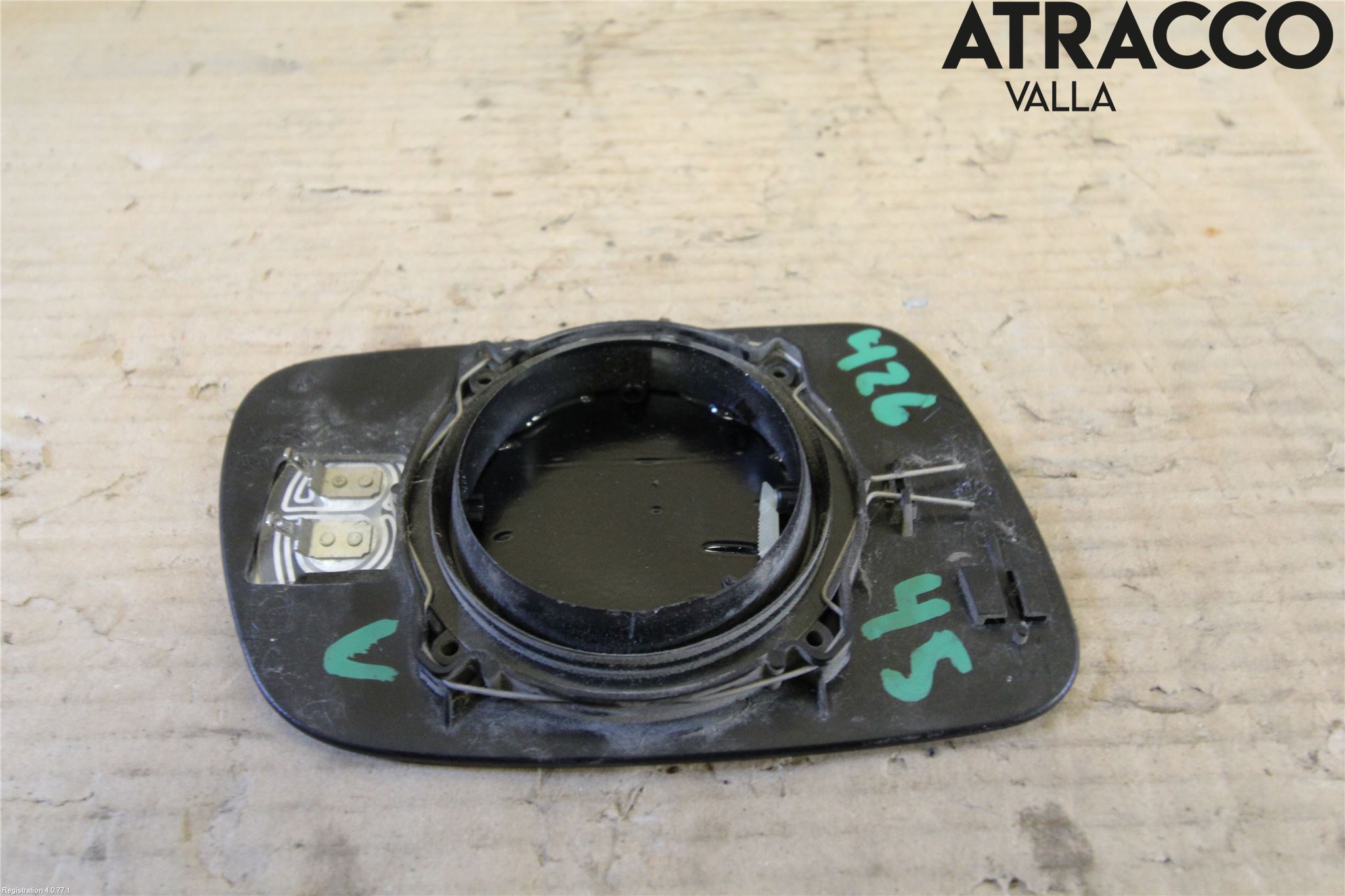 Peugeot 307     01-05 Spegelglas Vä