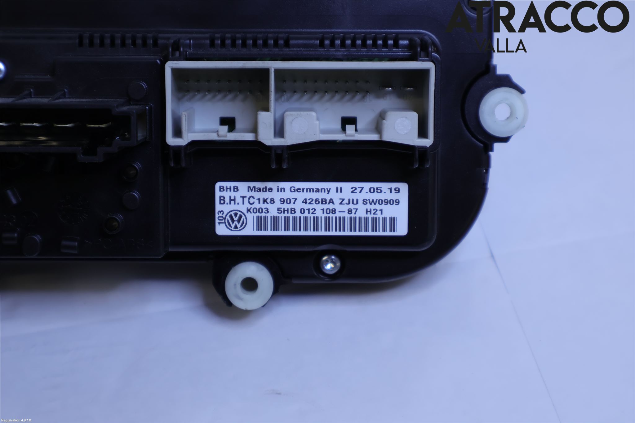 Volkswagen VW CADDY 16-20 Ac Styrenhet Ac Manöveren