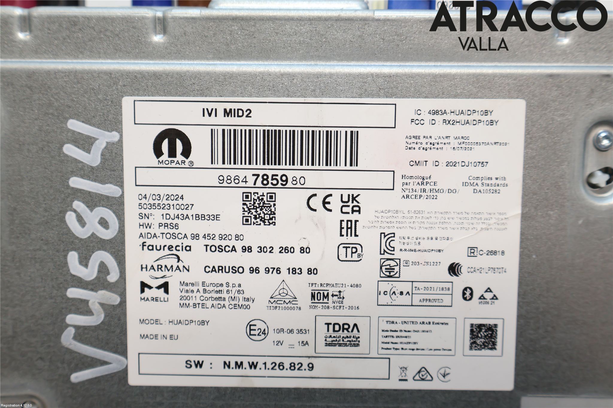 Opel ASTRA L 22- Styrenhet Multimedia