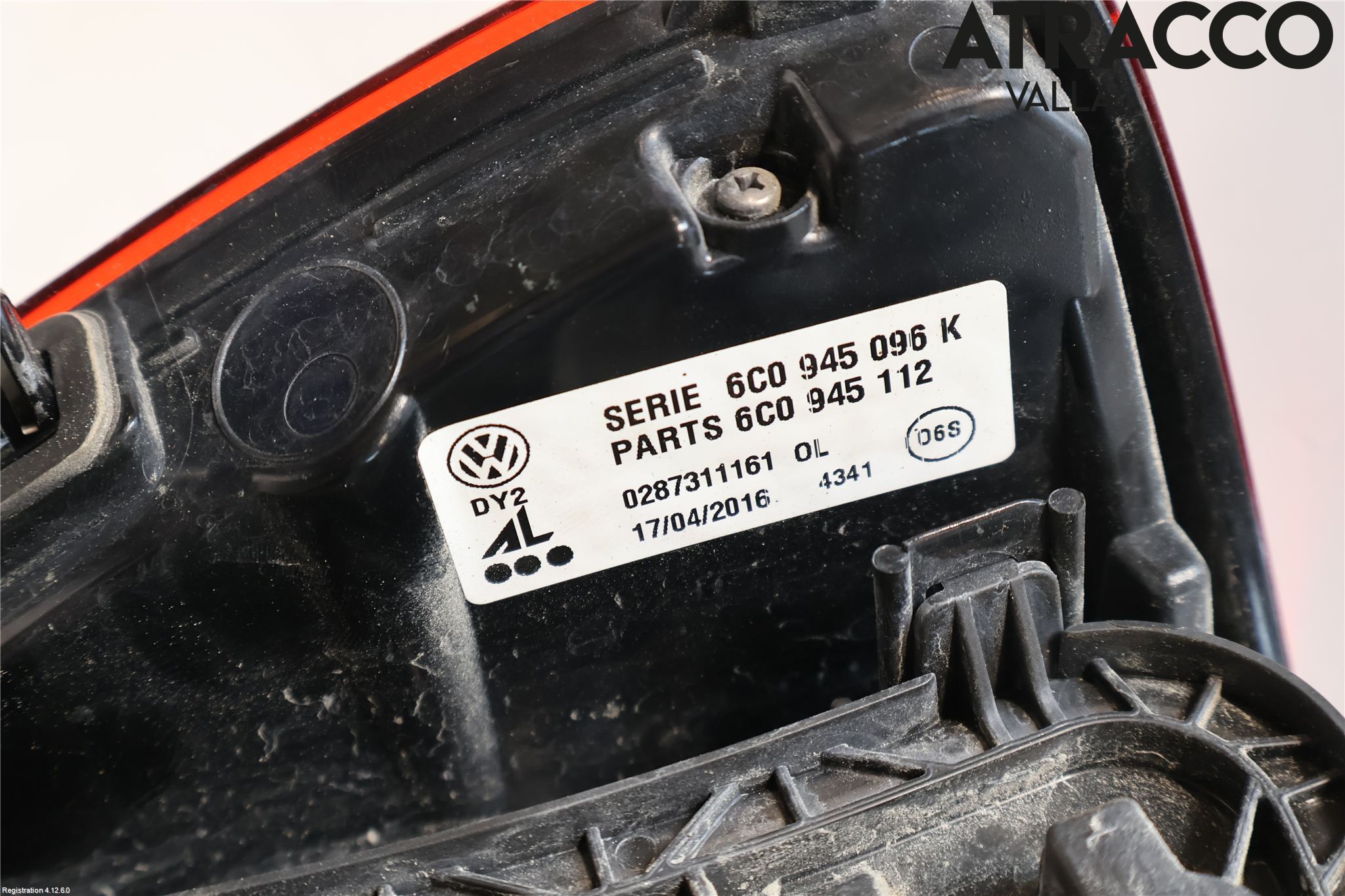 Volkswagen VW POLO 10-17 Bakljus Höger