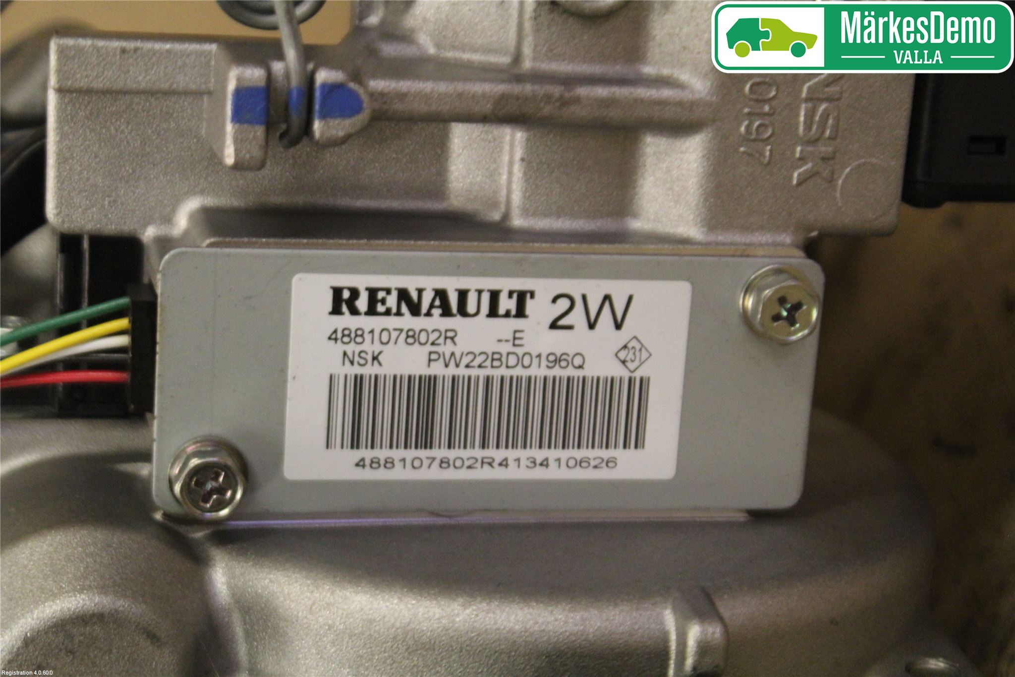 Renault MEGANE III 09-15 Rattaxelagg Med Inb Servo