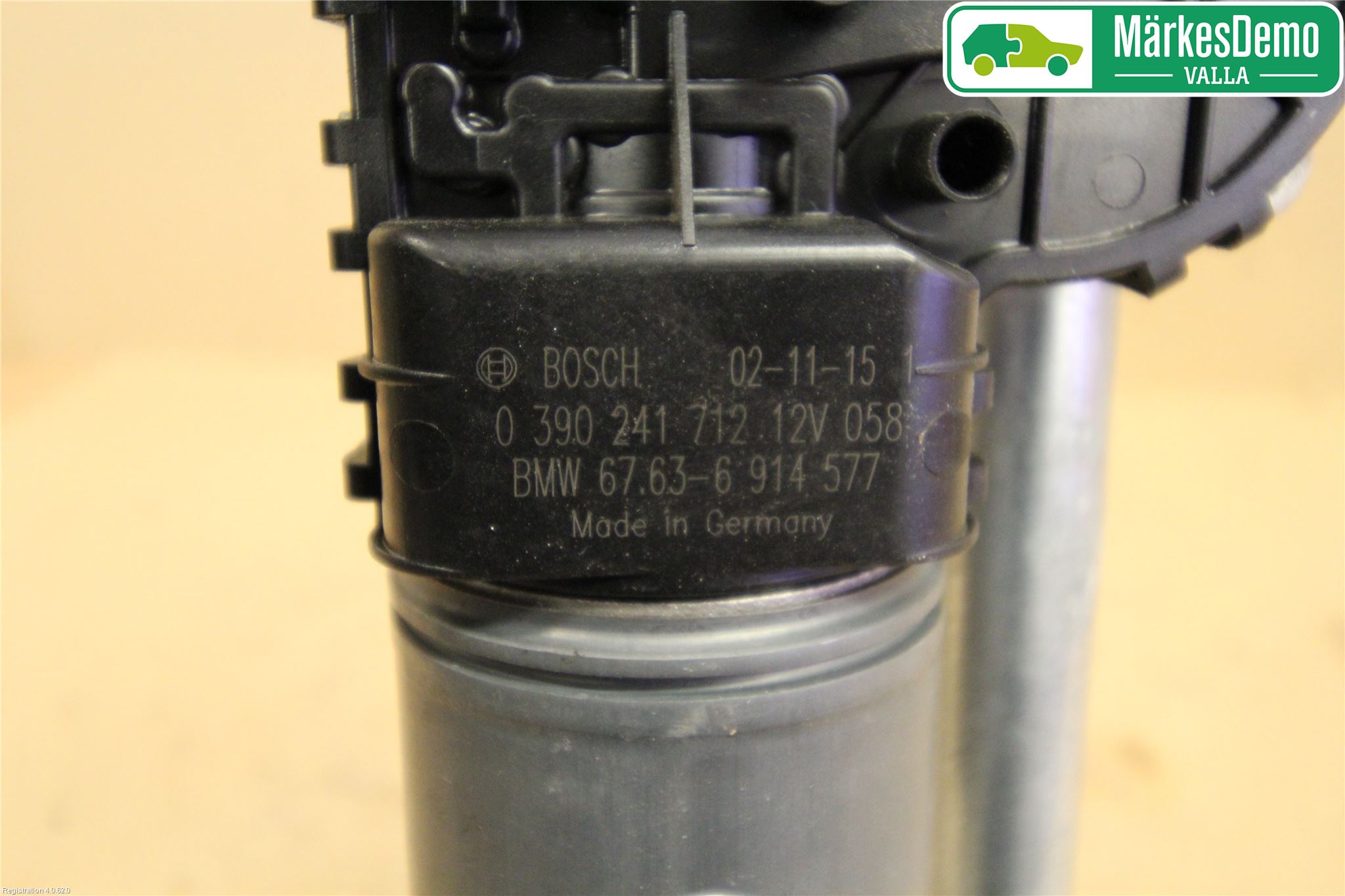 BMW 3 E46      98-05 Torkarmekanism Vindruta