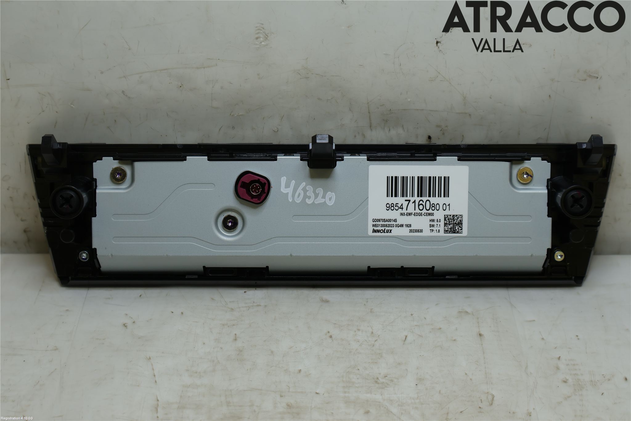 Peugeot 408 22- Kontrolldisplay