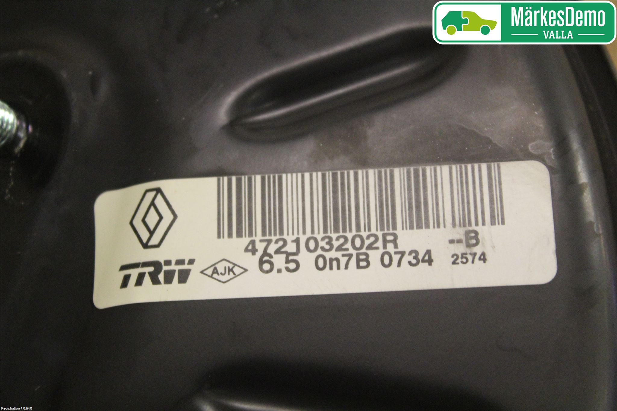 Renault CLIO IV 12-16 Bromsservo