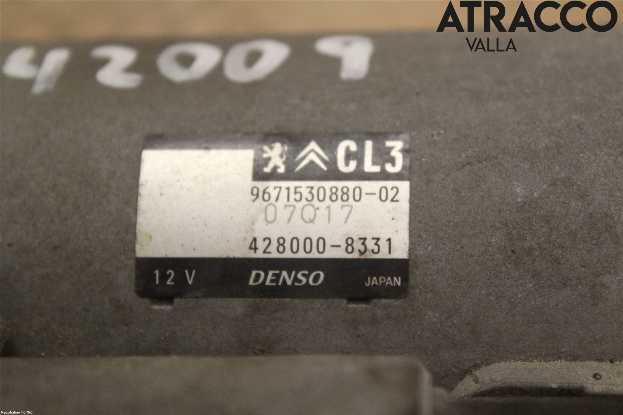 Peugeot 208 12-15 Startmotor