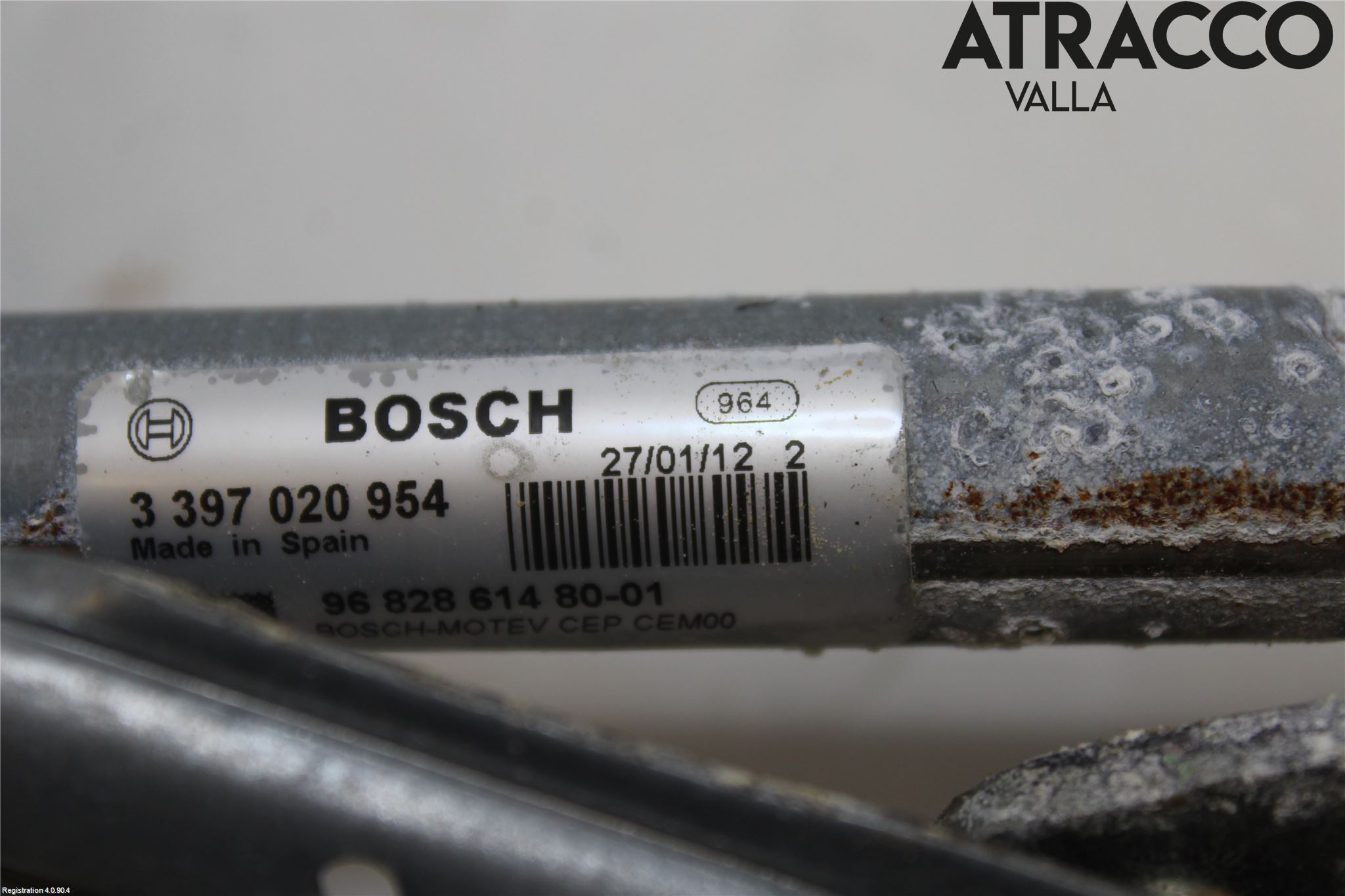 Citroen BERLINGO 08-18 Torkarmekanism Vindruta