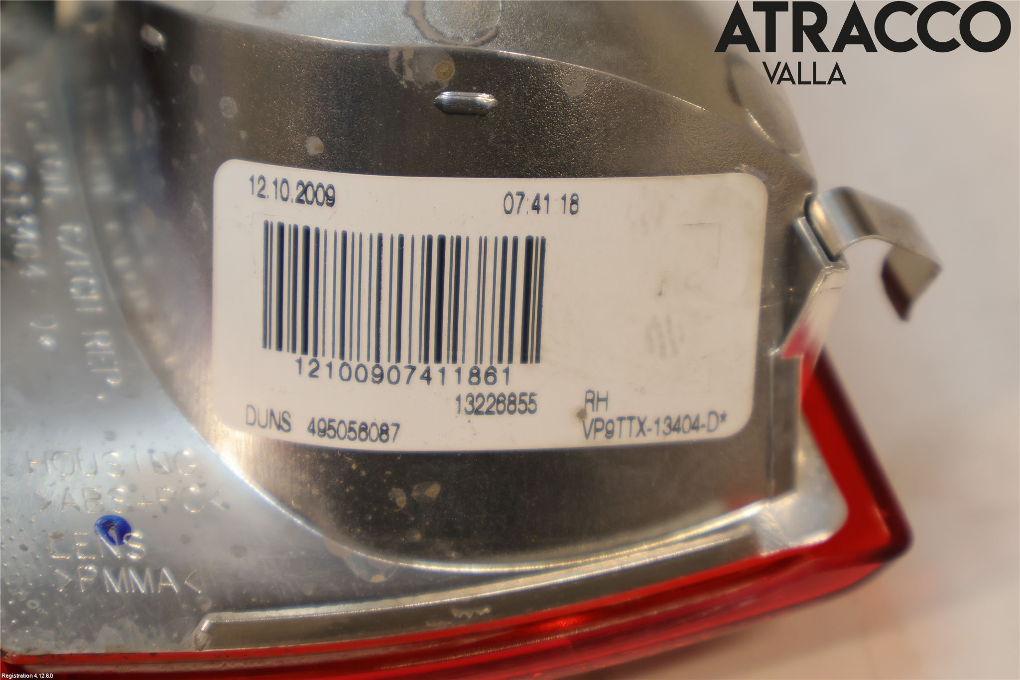 Opel INSIGNIA 09-16 Bakljus Höger