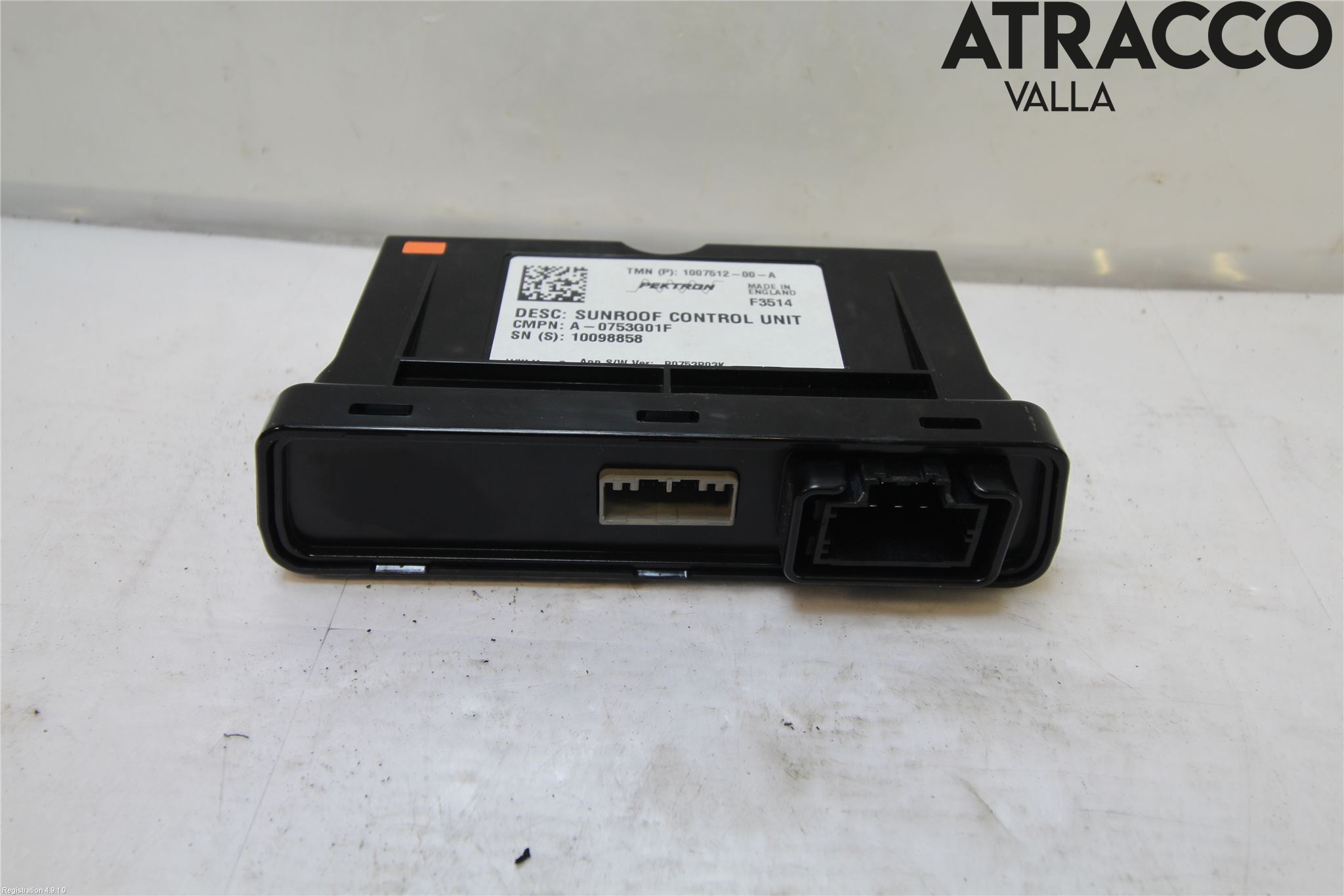 Tesla MODEL S 13- Styrenhet Taklucka