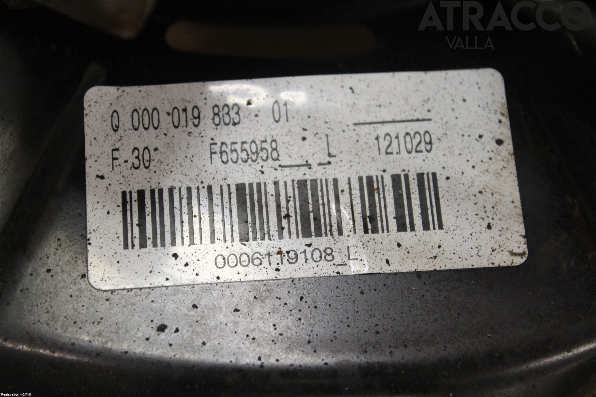 BMW 3 F30/F31/F80 12-19 Hjullagerhus-Spindel Vä B