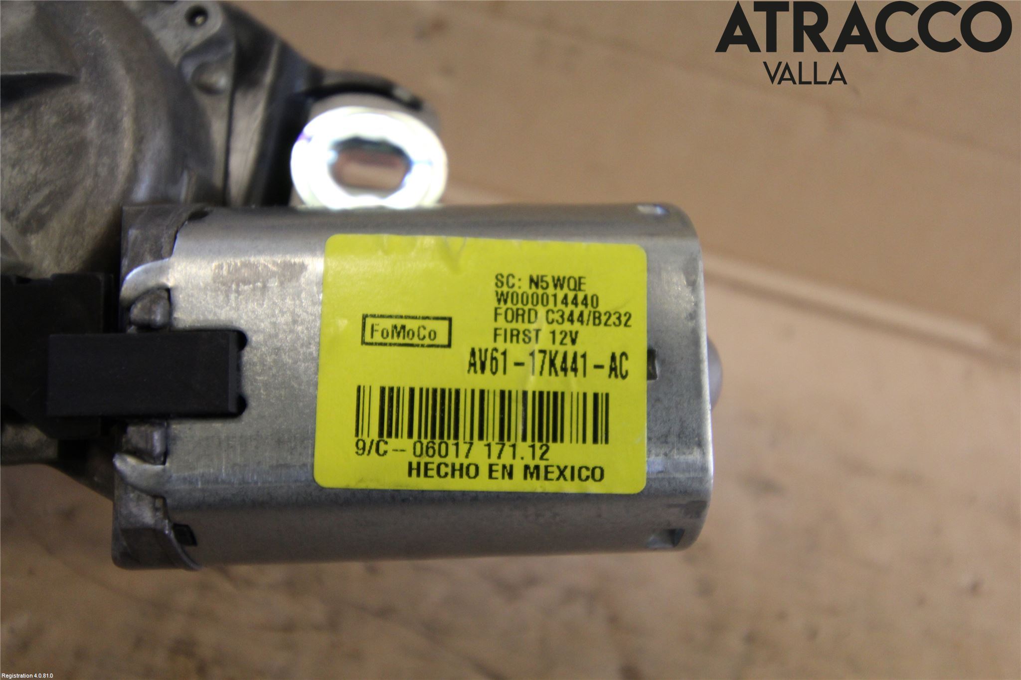 Ford C-MAX II  11-14 Torkarmotor Baklucka