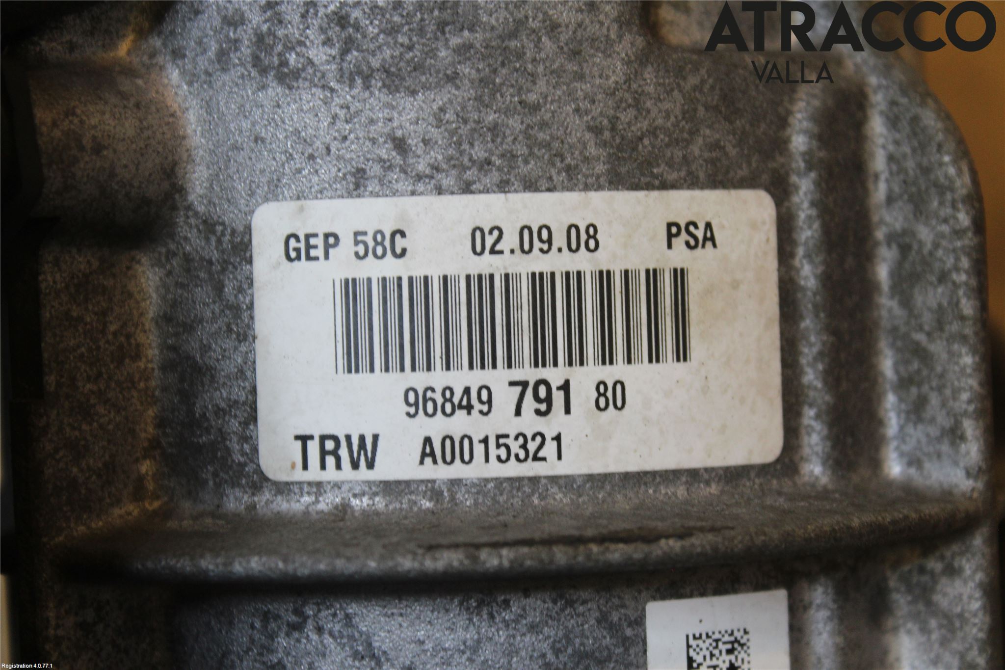 Peugeot 308 08-13 Styrservo Pump Elektrisk