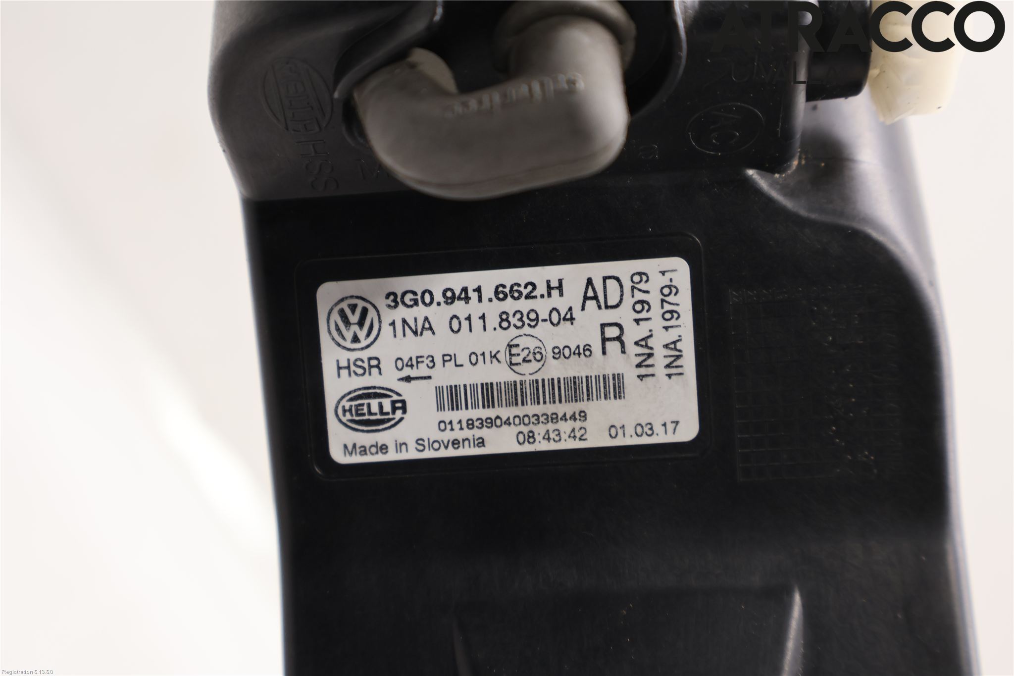 Volkswagen VW PASSAT 15-19 Dimljus-Varselljus Fram